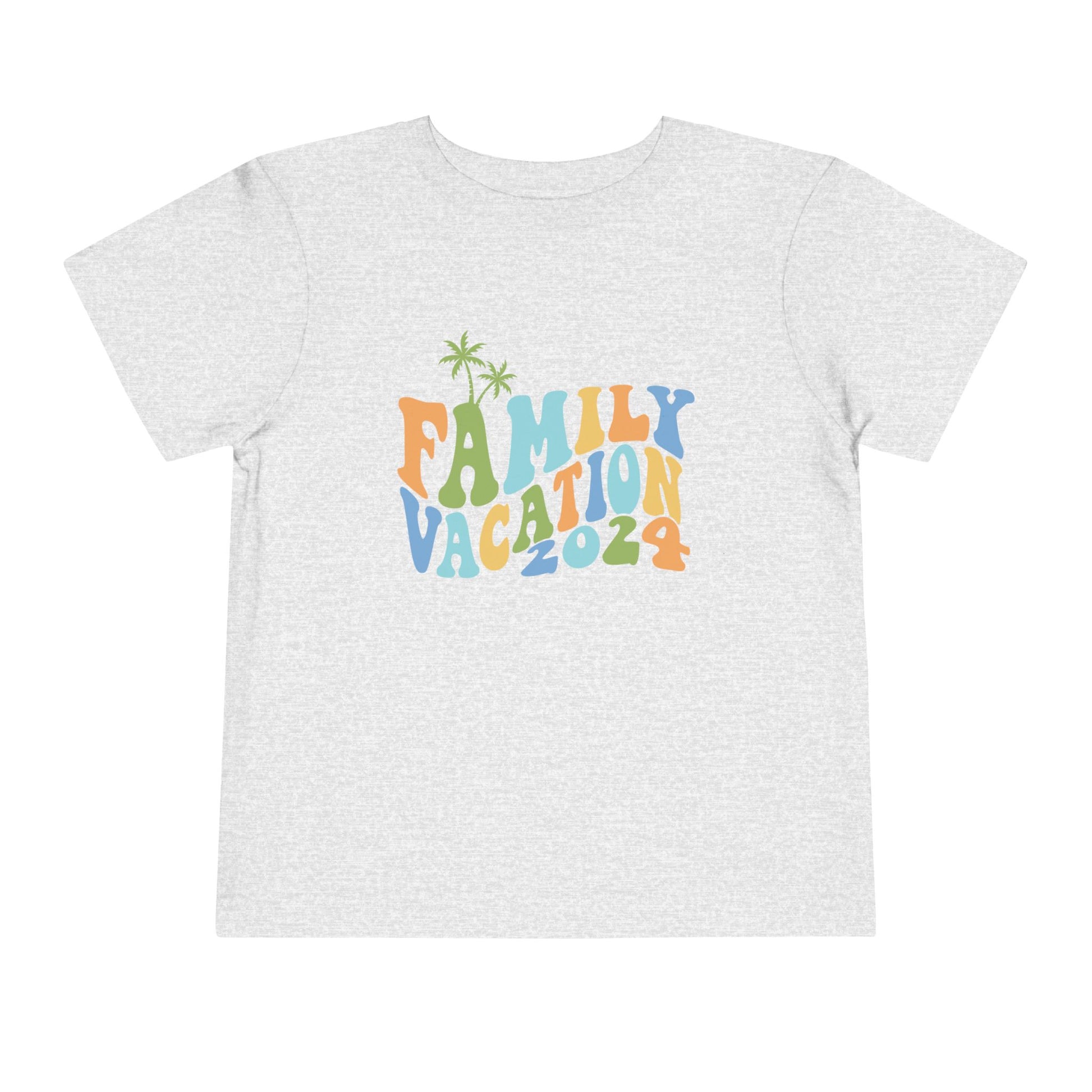 Family Vacation 2024 Matching Toddler Short Sleeve Tee