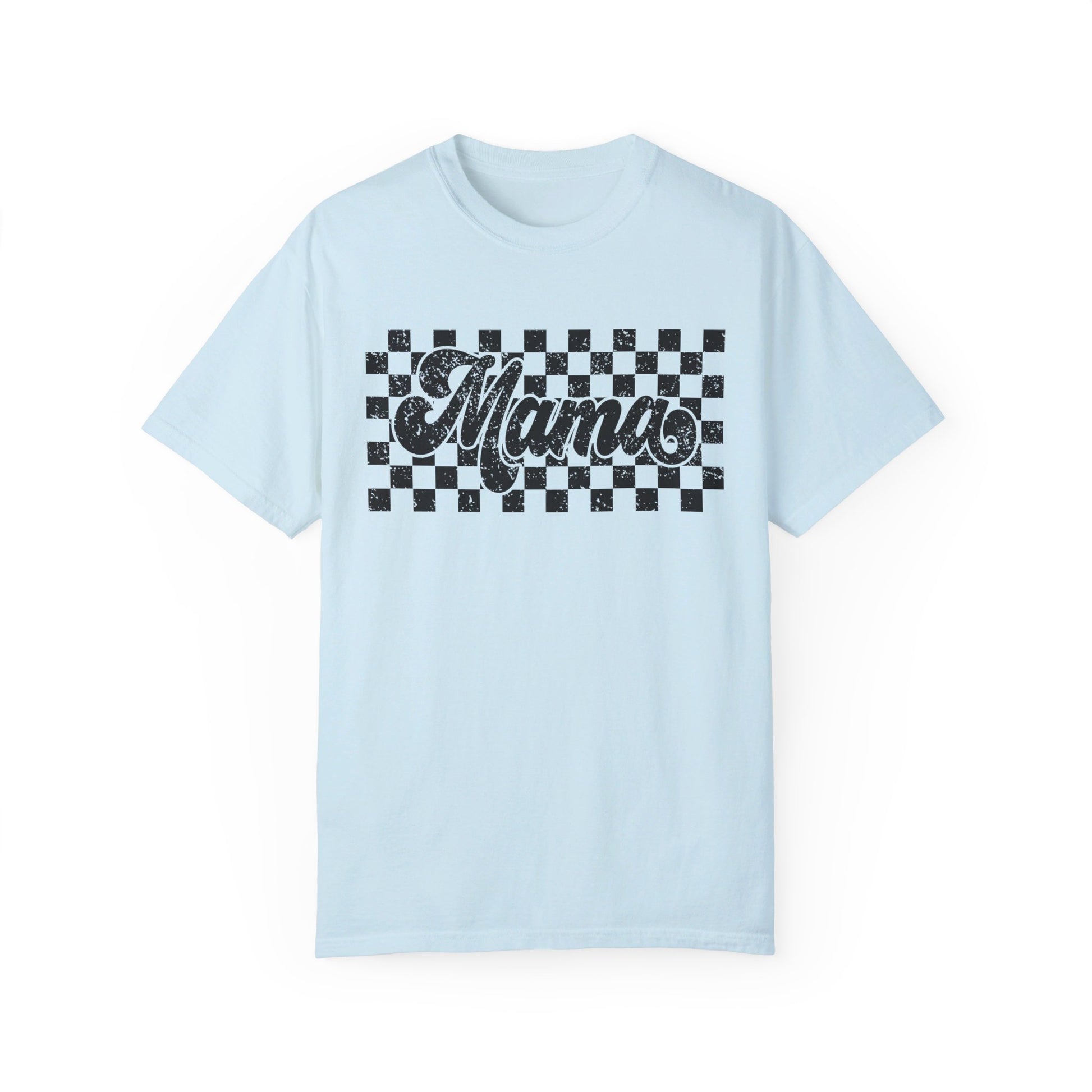 Mama Checkered Comfort Color T-Shirt