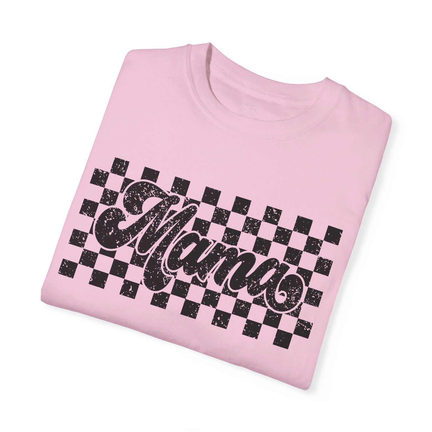 Mama Checkered Comfort Color T-Shirt