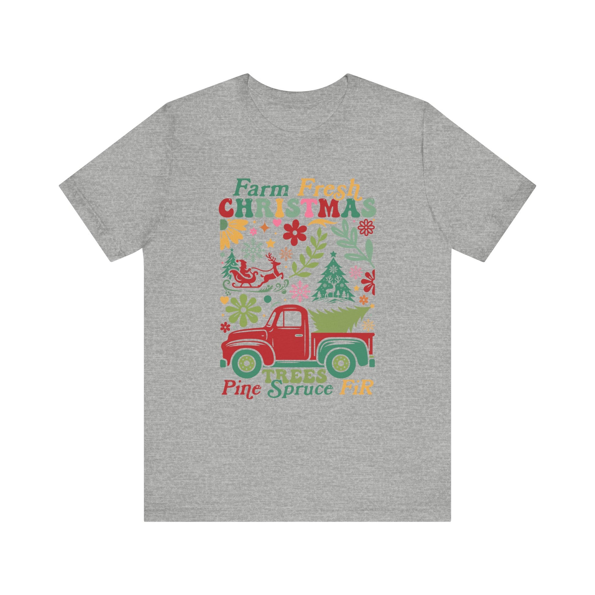 Farm Fresh Retro Jersey Short Sleeve Bella Canvas Tee