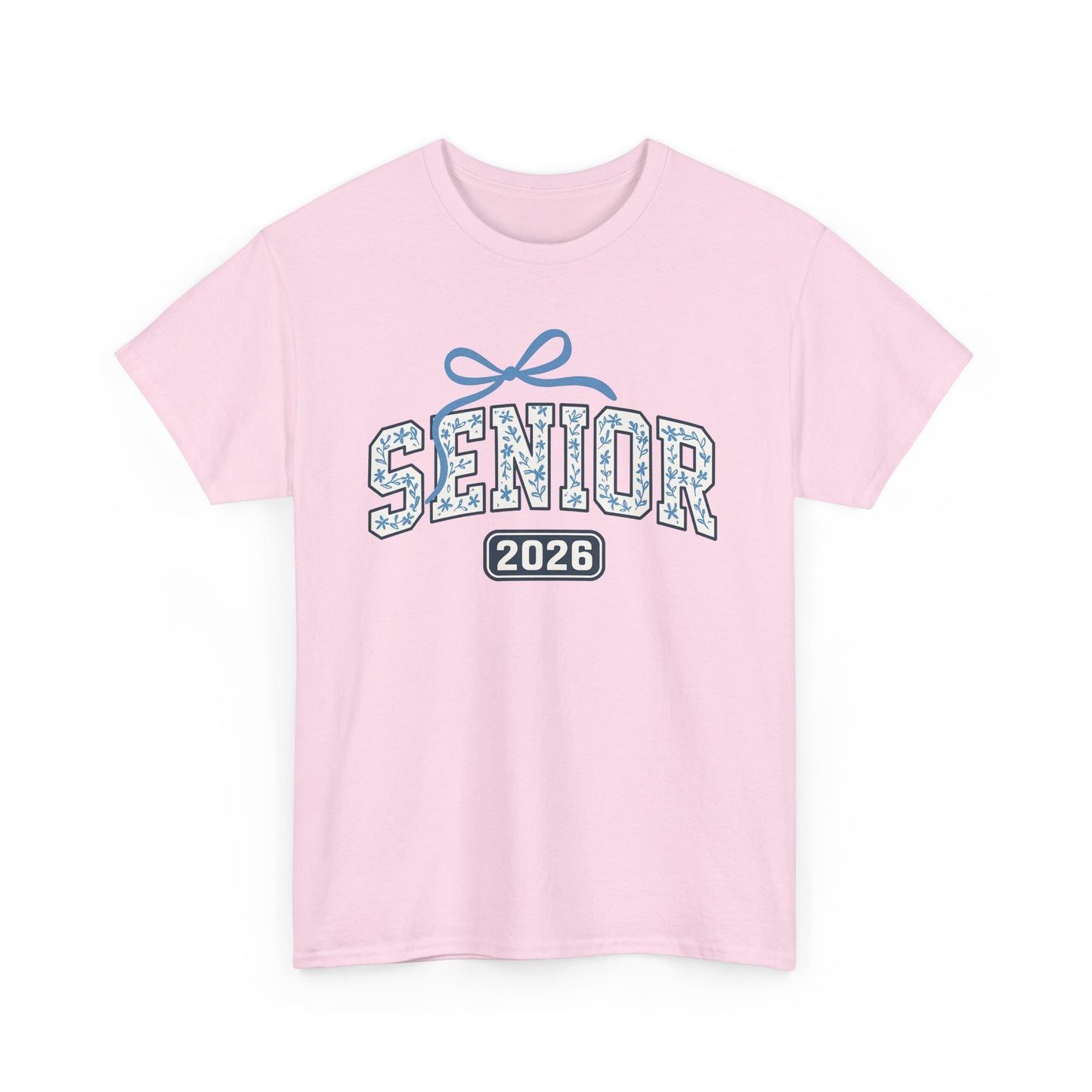Senior 2026 Unisex Heavy Cotton Tee, Graduation Shirt, Class of 2026, Trendy Tee, School Spirit Wear, Gift for Seniors