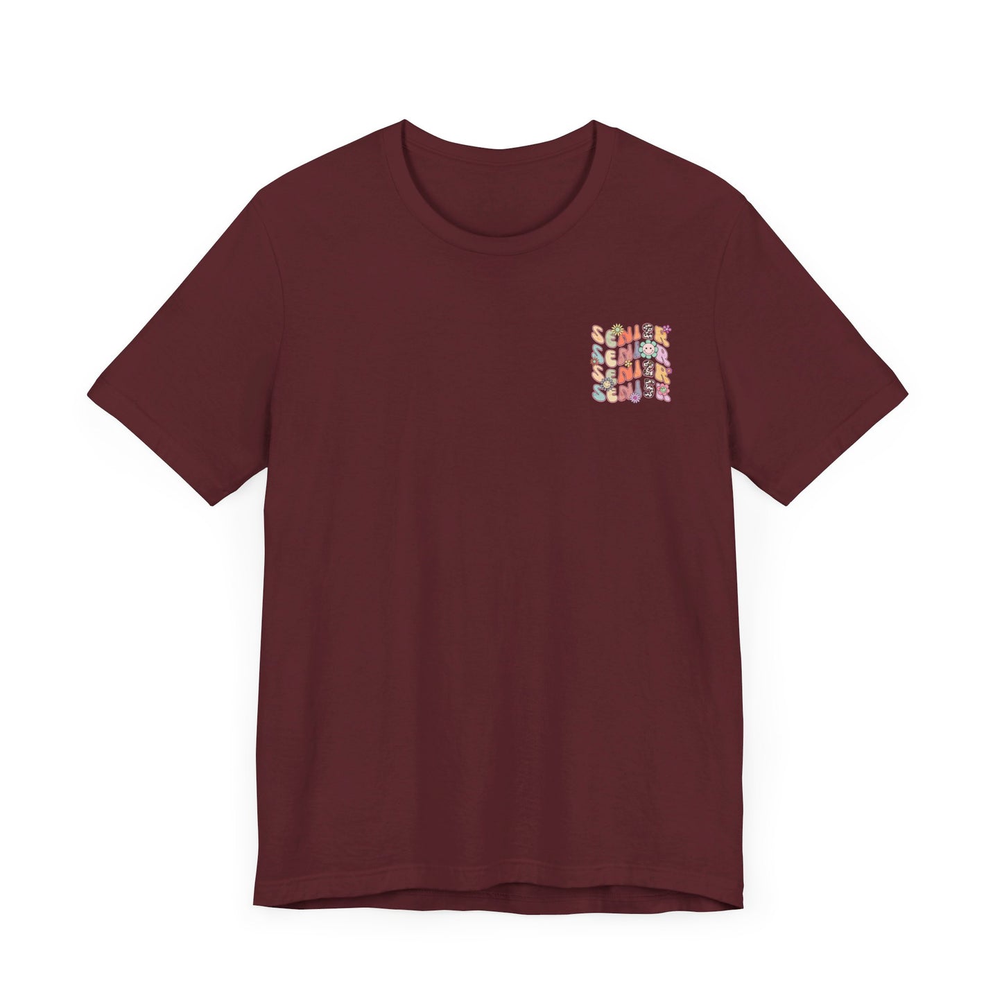 Senior 2025 Bella Canvas Unisex Garment-Dyed T-shirt/Front and back design/Senior 2025/Class of 2025/Graduation class of 2025/gift for her