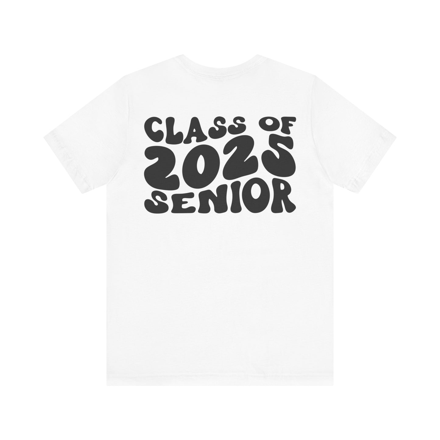 Senior 2025 Front and Back Design Short Sleeve Tee/Panthers 2025
