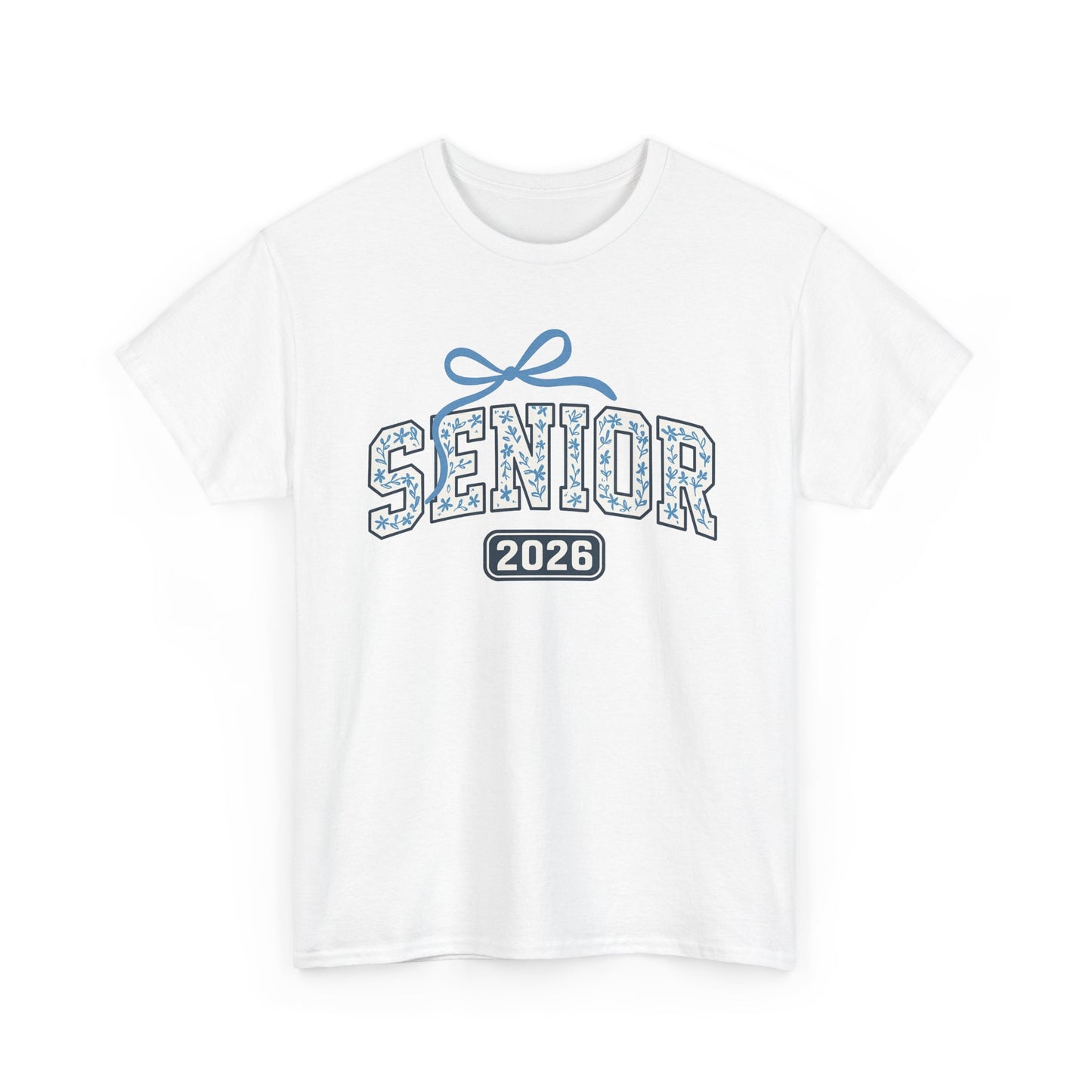 Senior 2026 Unisex Heavy Cotton Tee, Graduation Shirt, Class of 2026, Trendy Tee, School Spirit Wear, Gift for Seniors