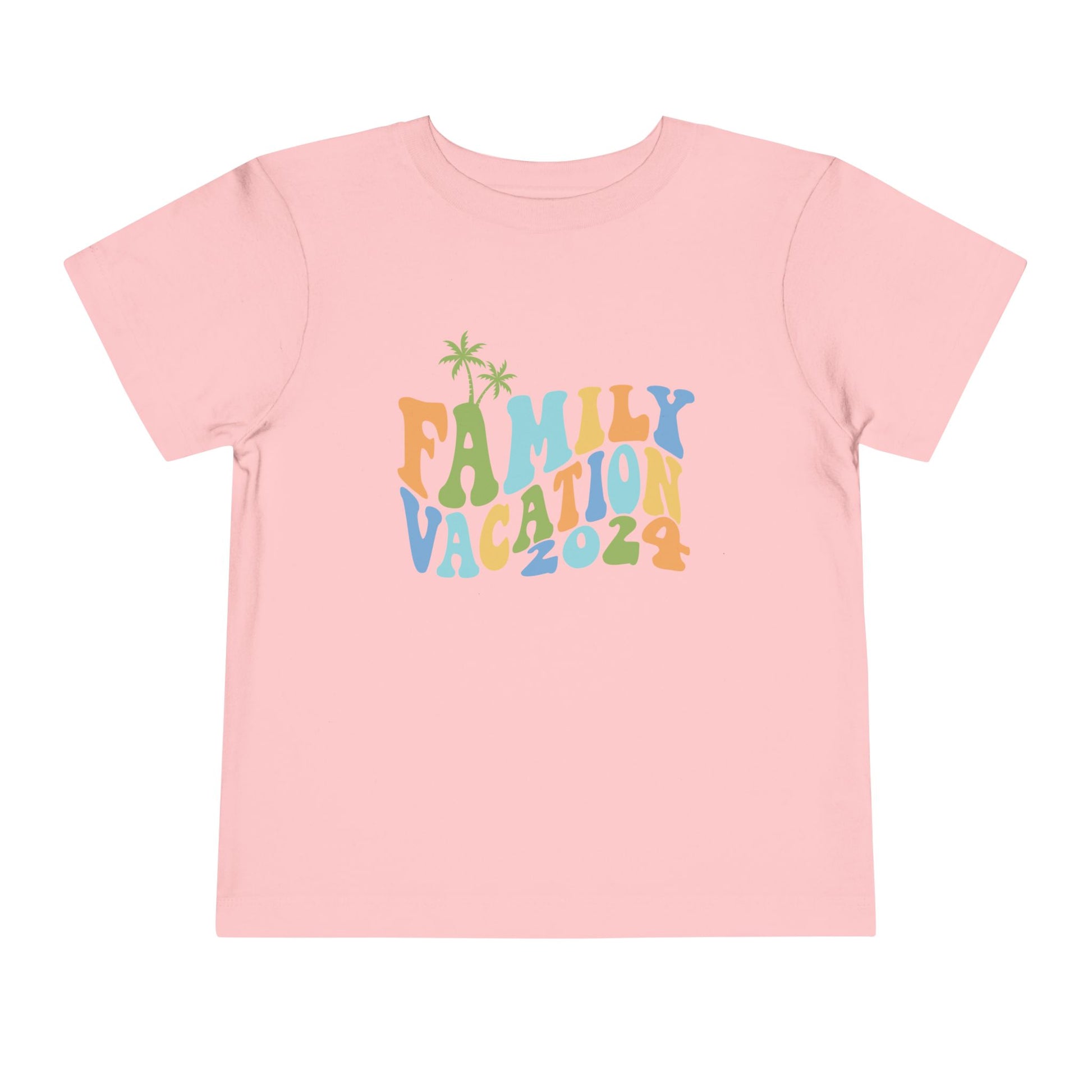 Family Vacation 2024 Matching Toddler Short Sleeve Tee