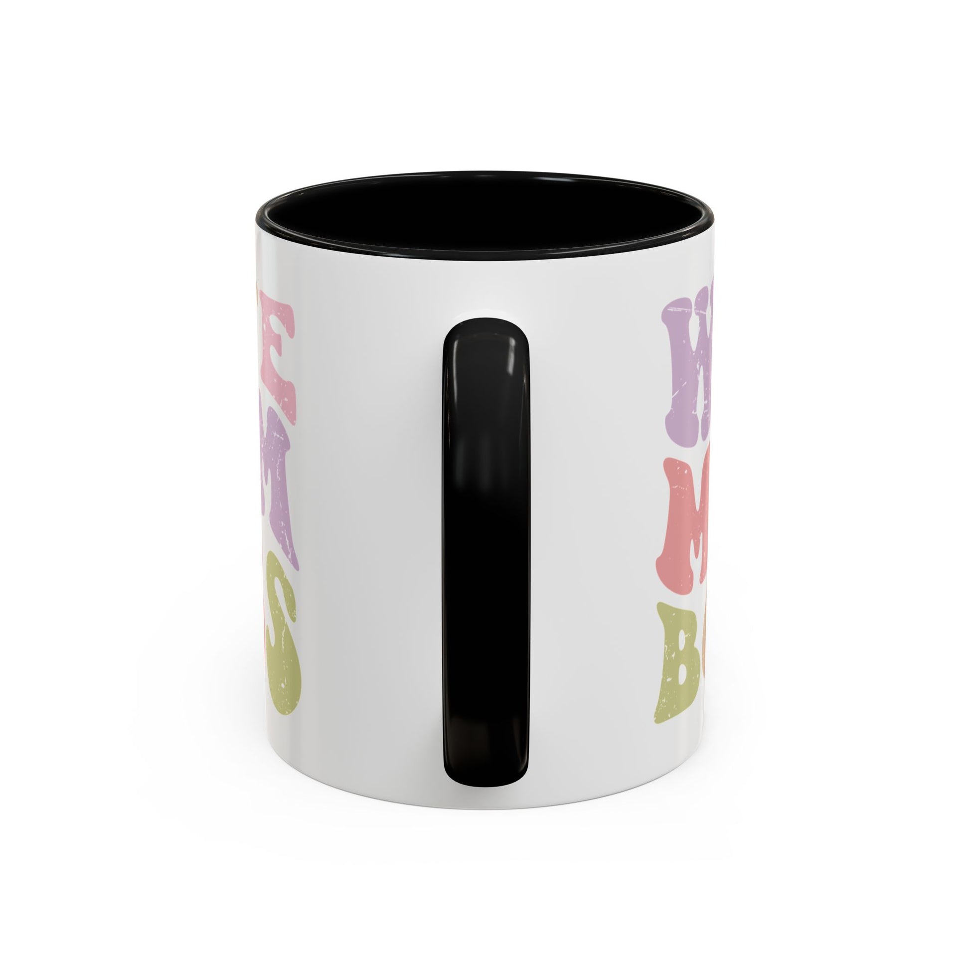 Wife Mom Boss Accent Coffee Mug, 11oz