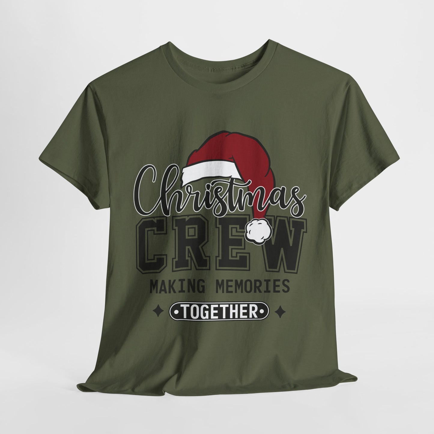 Family Christmas Crew Unisex Heavy Cotton Tee/ Family Matching Christmas Tee