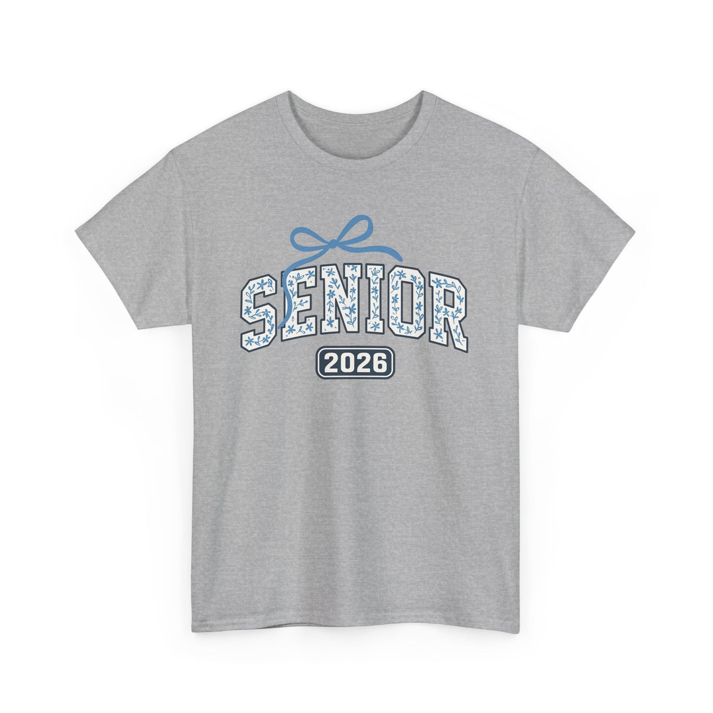 Senior 2026 Unisex Heavy Cotton Tee, Graduation Shirt, Class of 2026, Trendy Tee, School Spirit Wear, Gift for Seniors