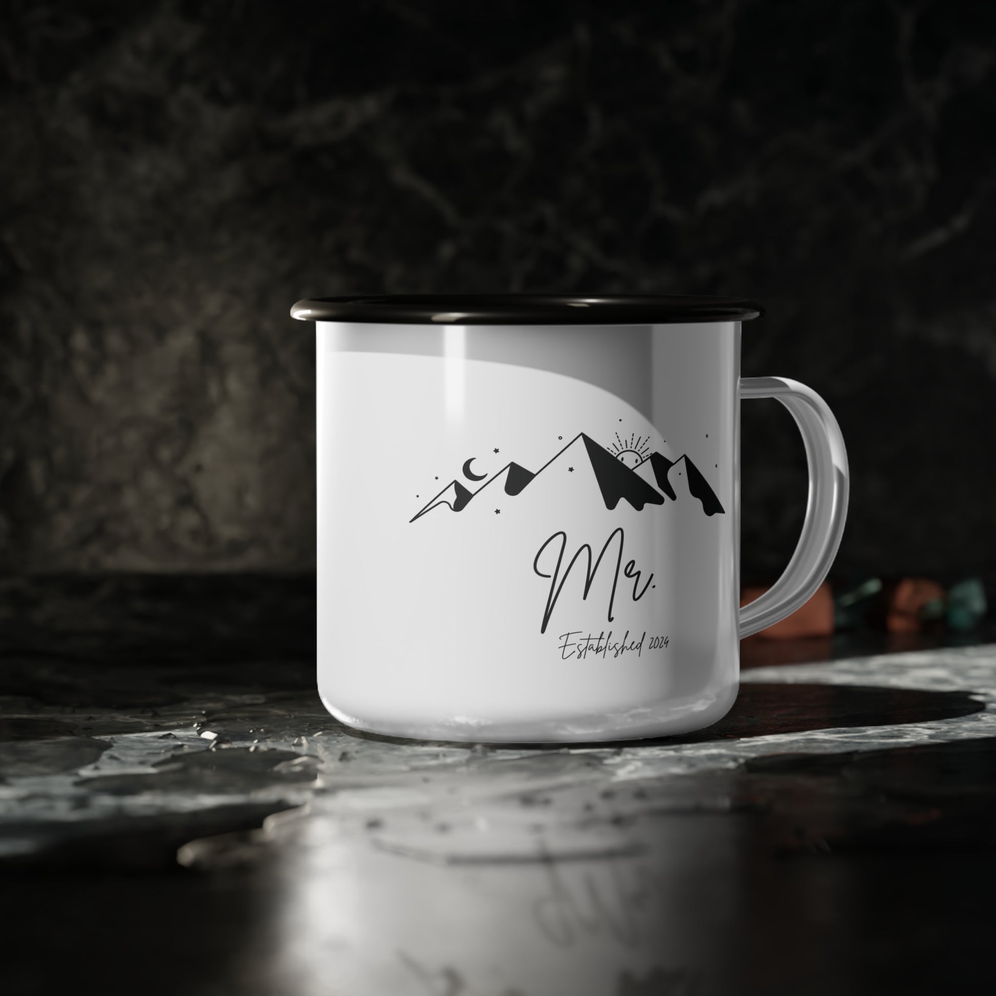 Mr. Est. 2024 Mountains Camp Coffee Mug 