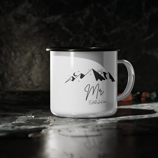 Mr. Est. 2024 Mountains Camp Coffee Mug 