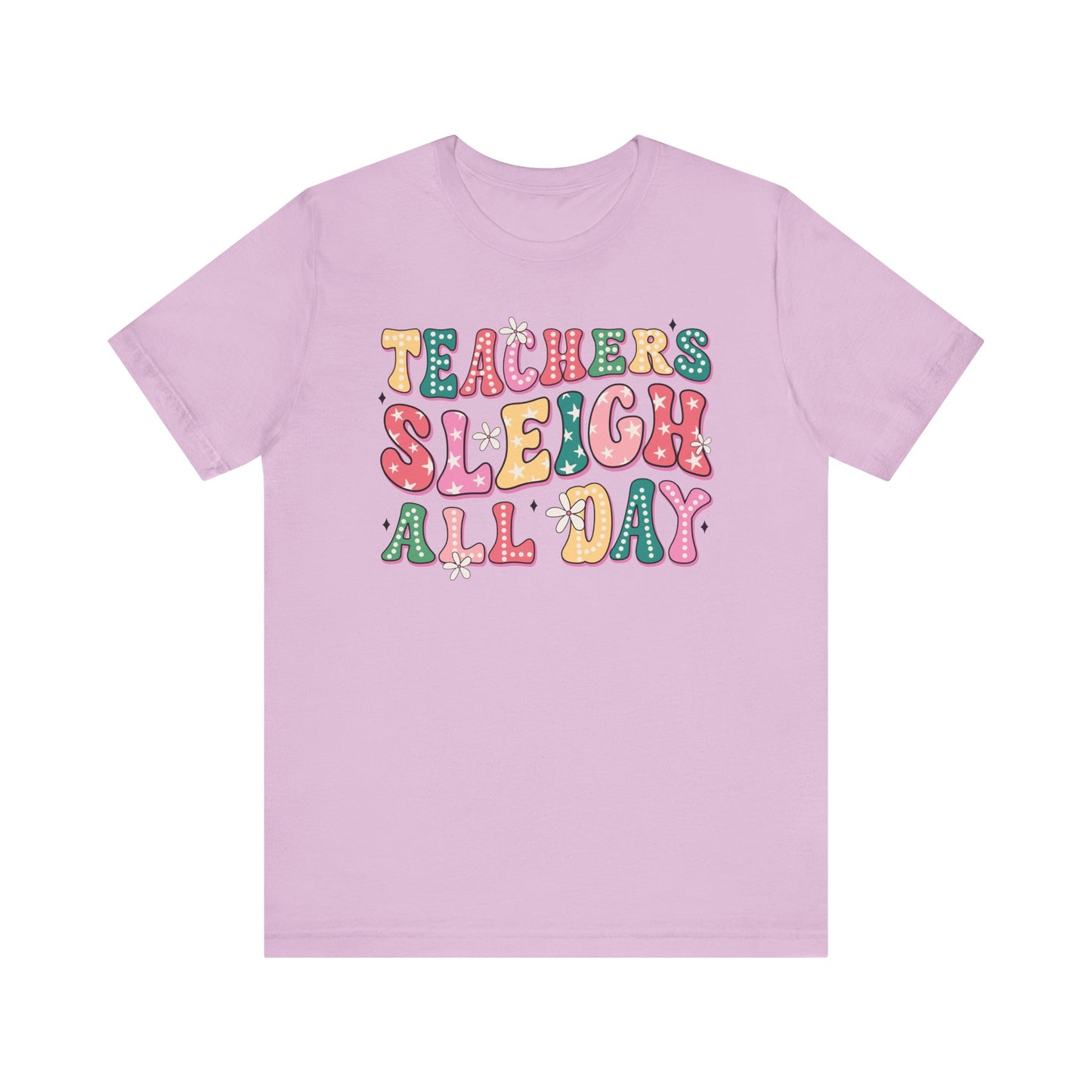 Teachers Sleigh All Day Jersey Short Sleeve Tee