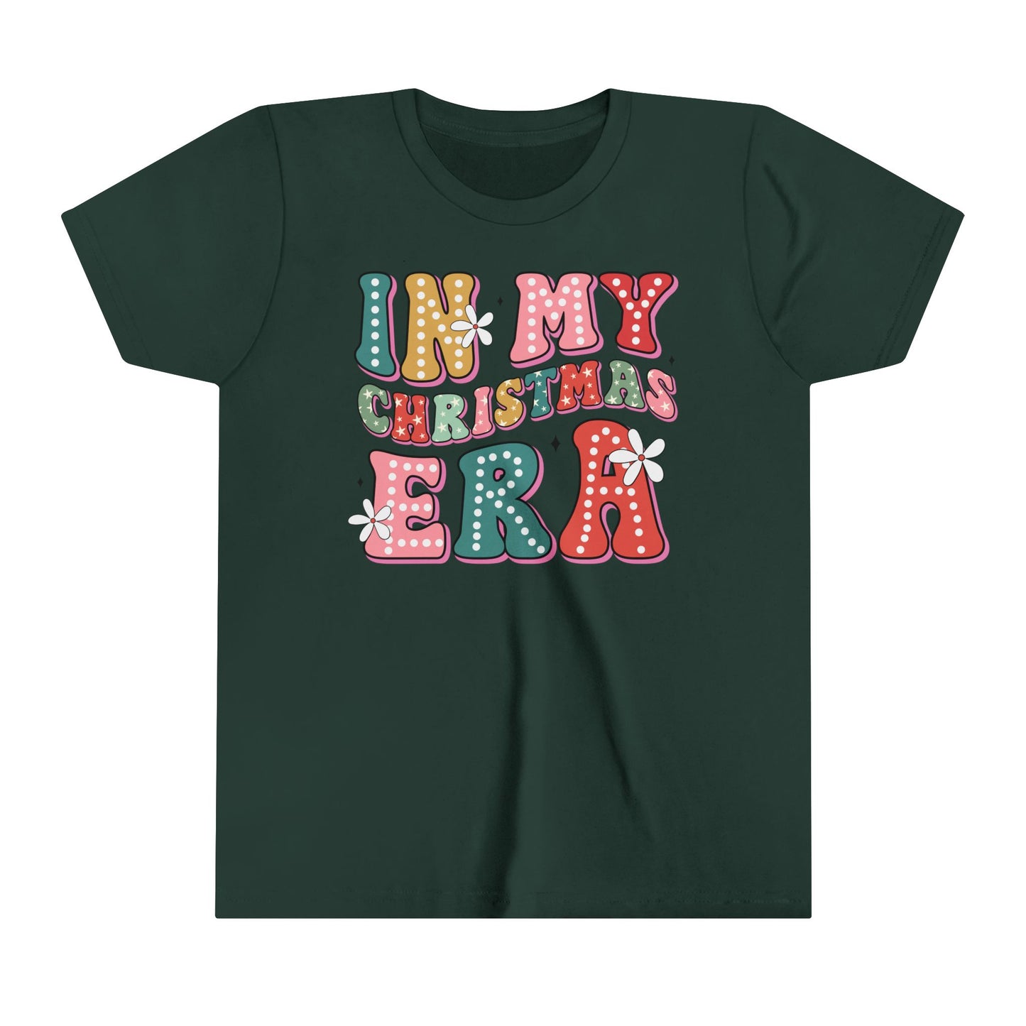 In My Christmas Era Youth Short Sleeve Tee