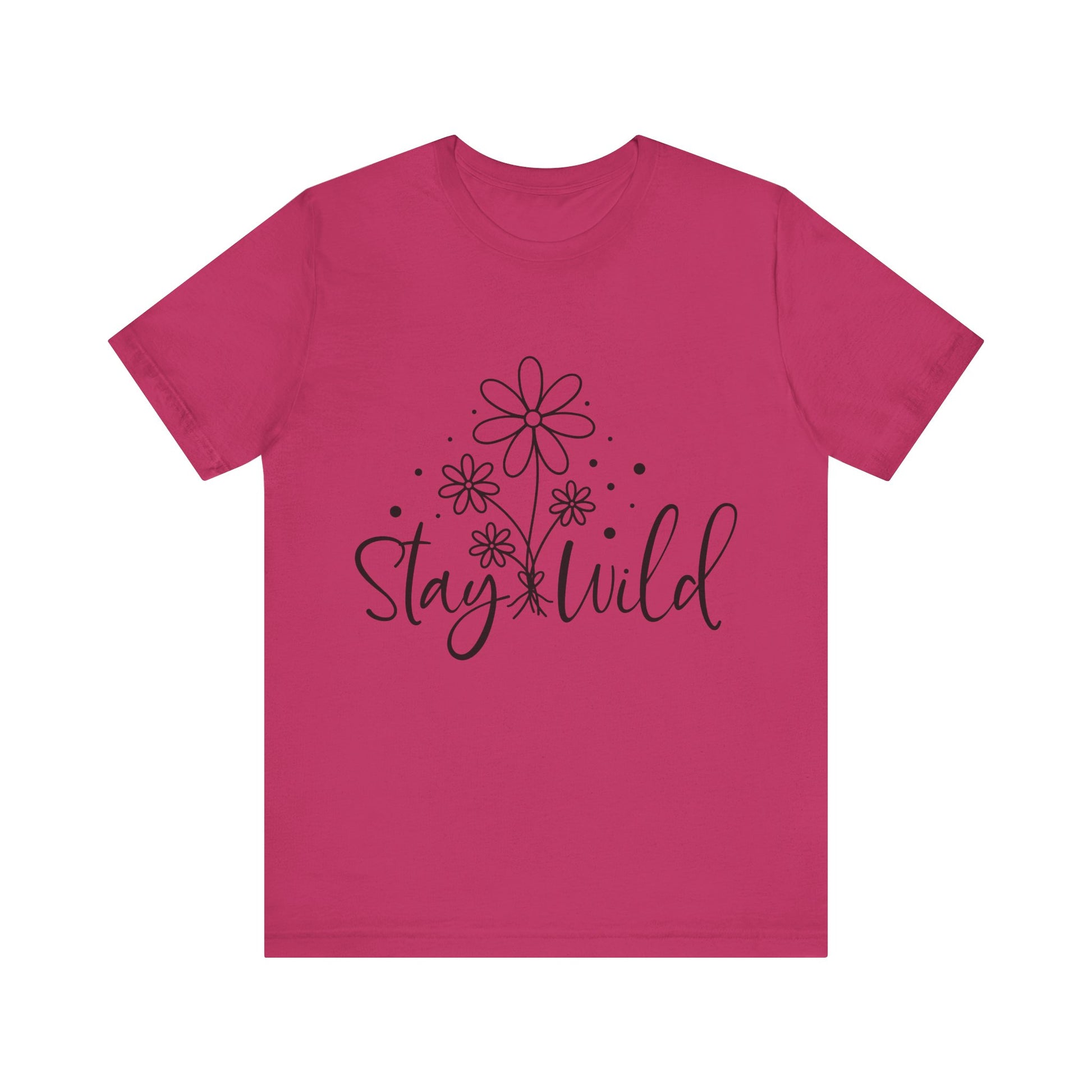 Stay Wild Jersey Short Sleeve Tee