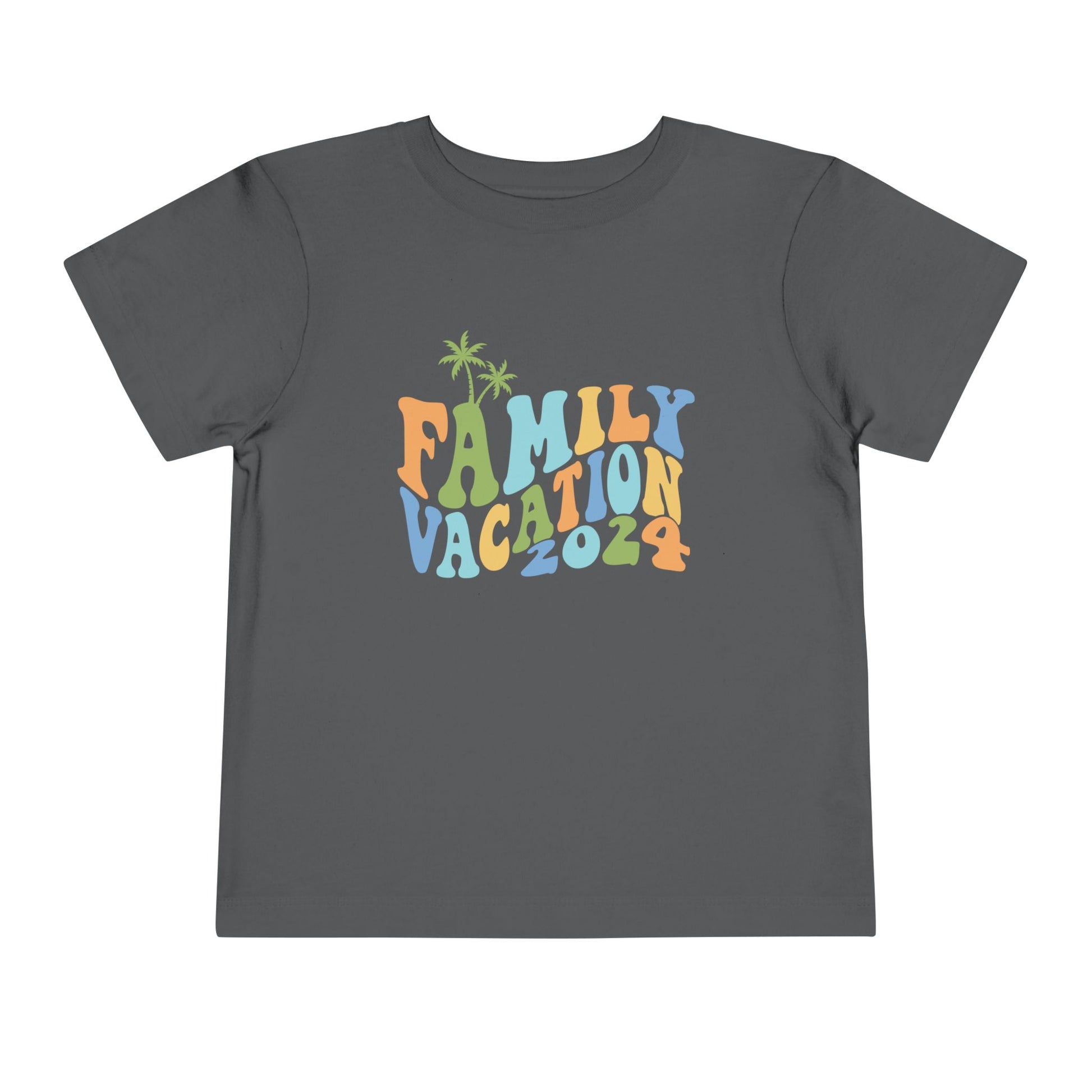 Family Vacation 2024 Matching Toddler Short Sleeve Tee