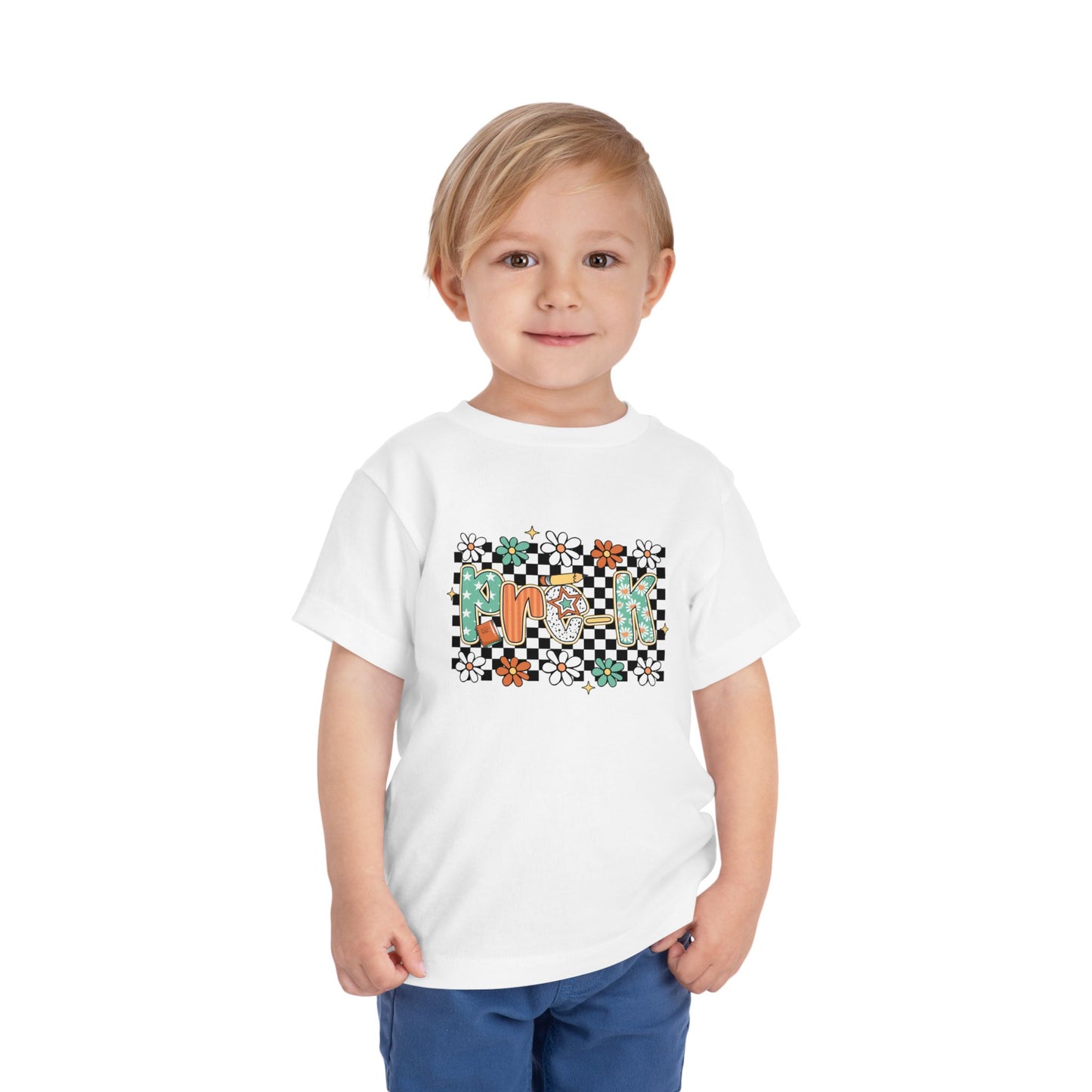 Prek Kids Tee - Toddler Short Sleeve Tee, Preschool T-Shirt, Children's Graphic Tee, Back to School Shirt, Kids Clothing