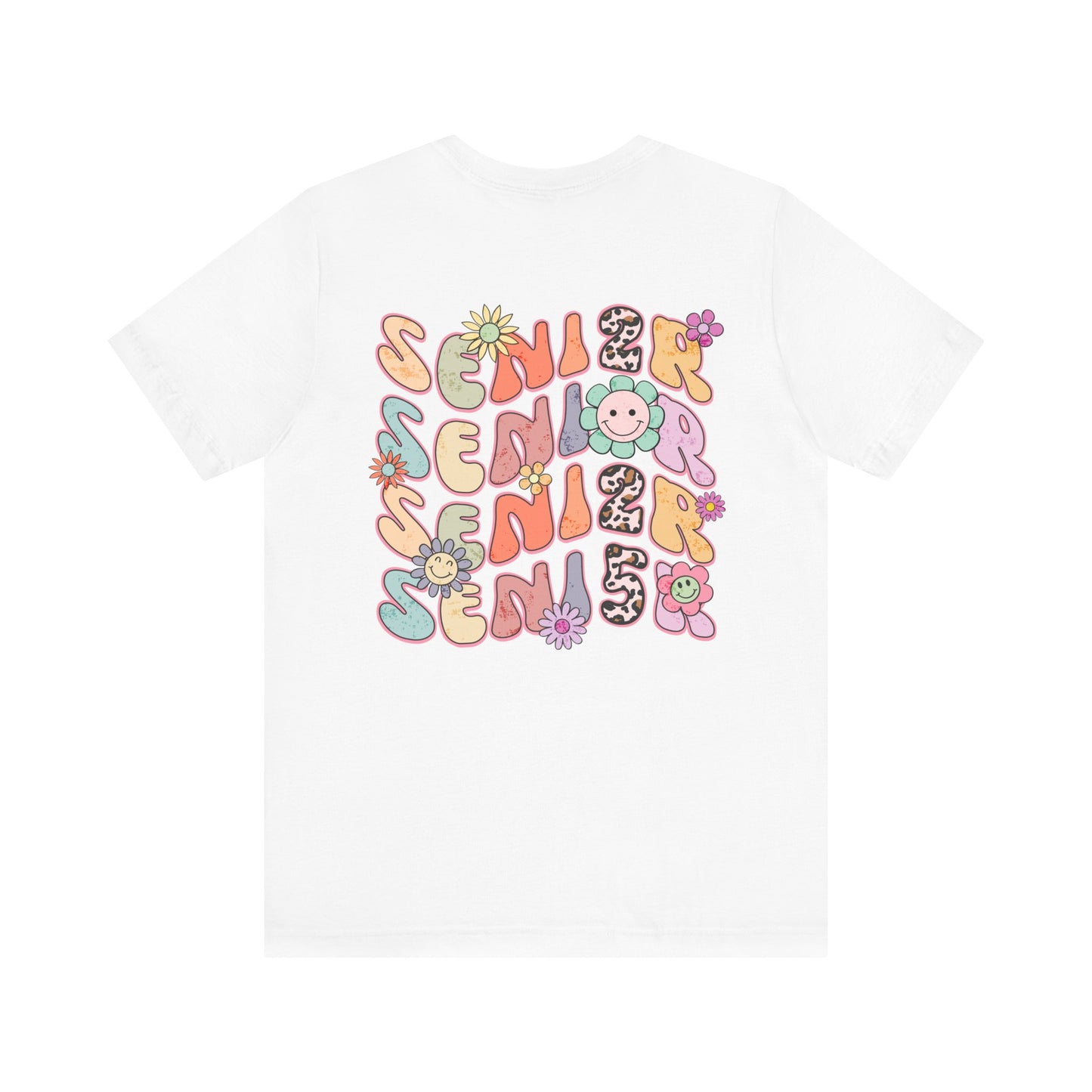 Senior 2025 Bella Canvas Unisex Garment-Dyed T-shirt/Front and back design/Senior 2025/Class of 2025/Graduation class of 2025/gift for her
