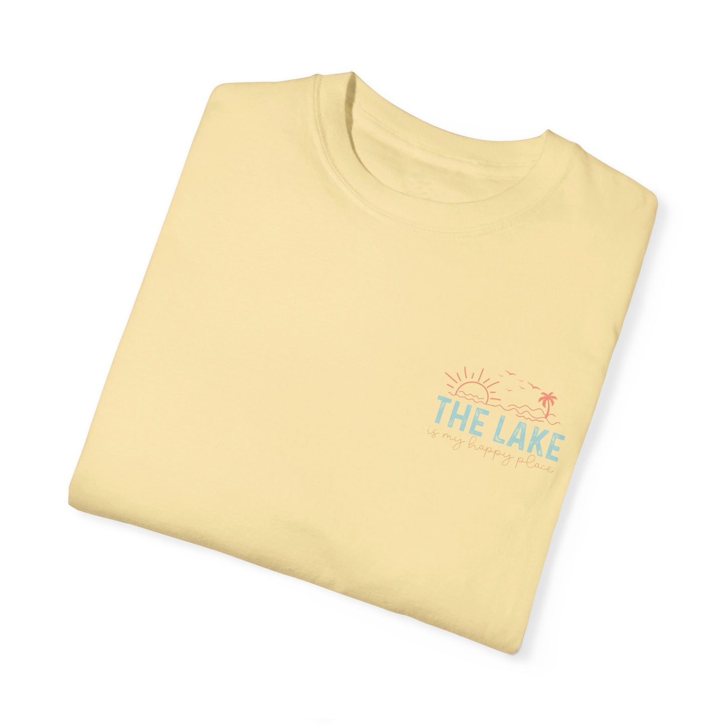 Lake Days Comfort Color T-shirt/ Front & Back Design