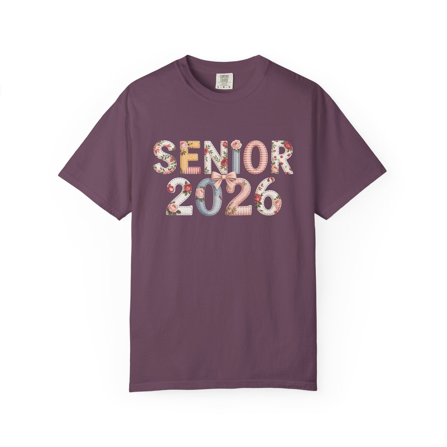 Senior 2026 Garment-Dyed T-shirt, Unisex Graduation Tee - Class of 2026 Apparel, Senior Shirt