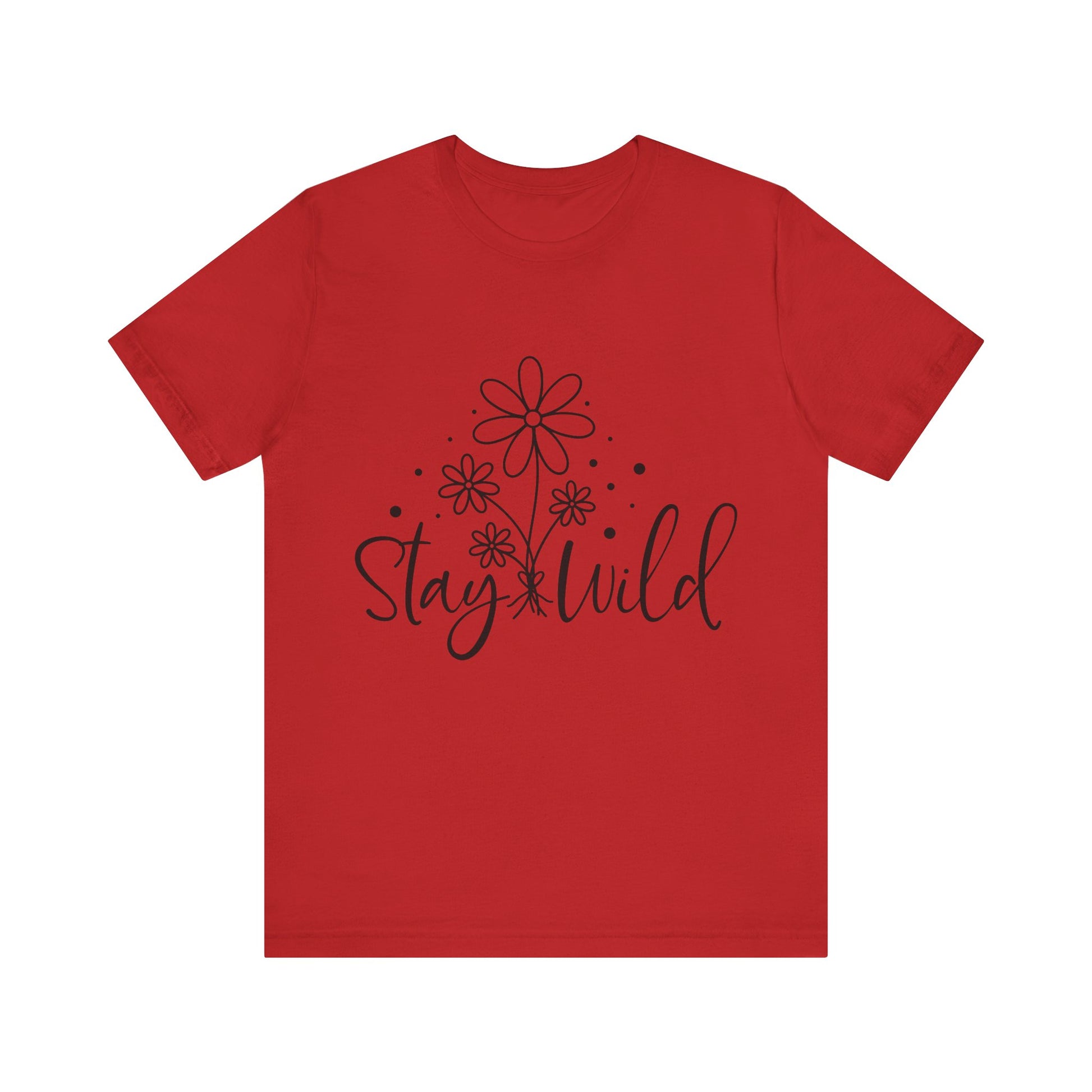 Stay Wild Jersey Short Sleeve Tee
