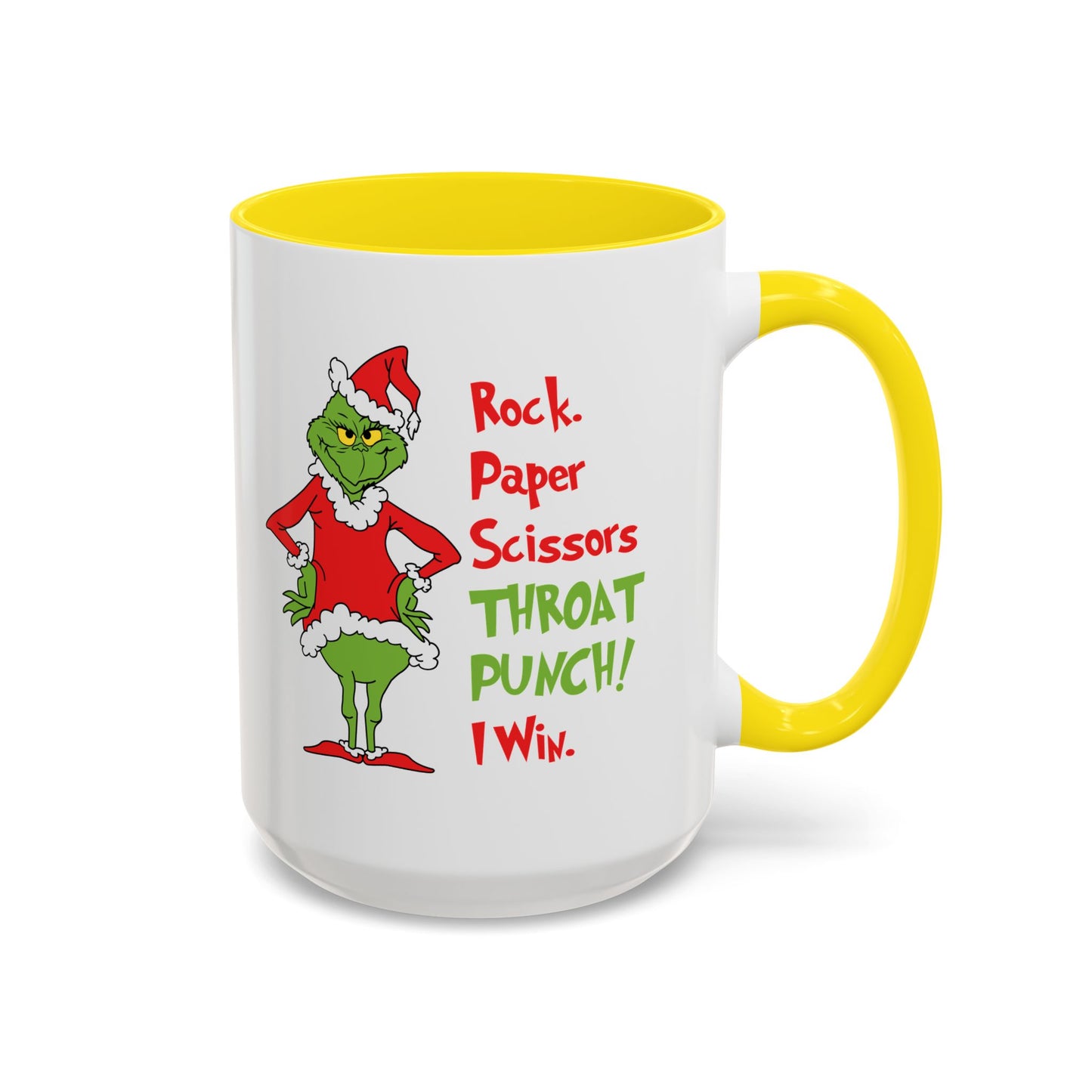 Grinch Accent Coffee Mug (11 oz) /Holiday Mug/ Holiday Coffee Mug/ Funny Holiday Mug