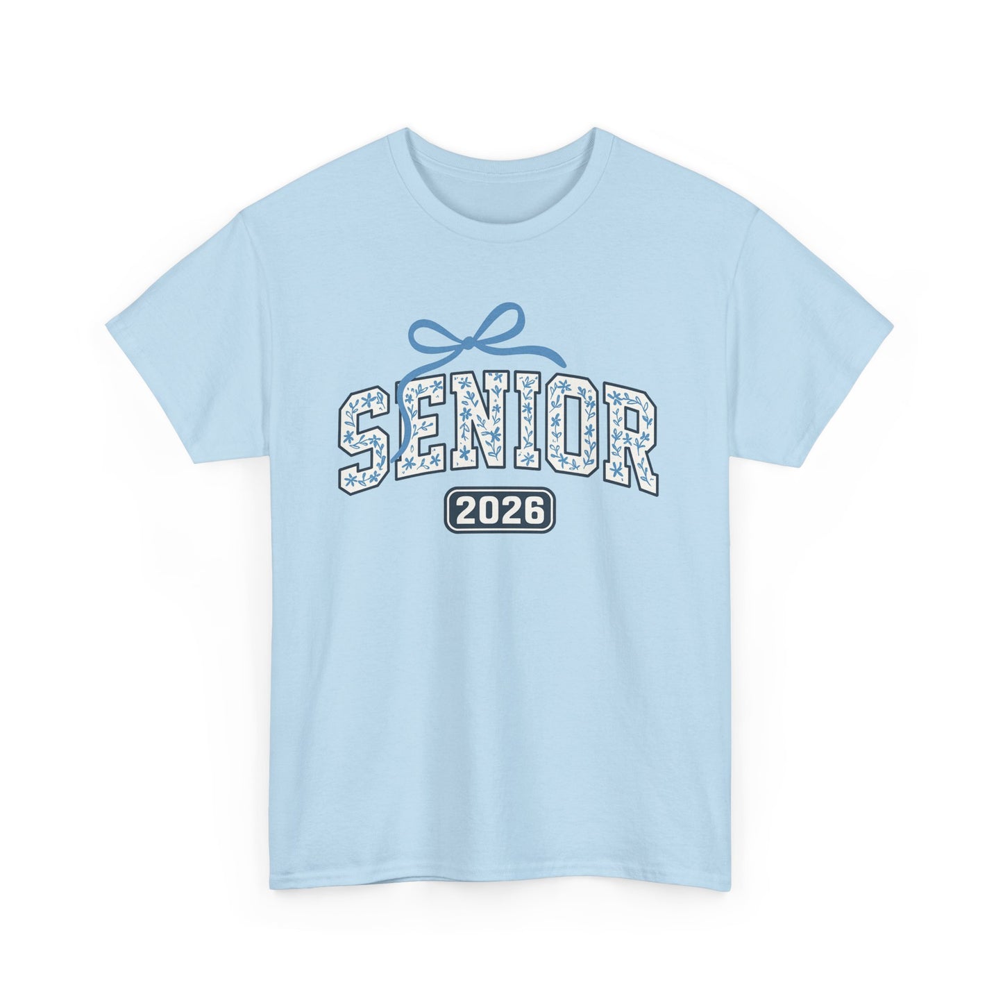 Senior 2026 Unisex Heavy Cotton Tee, Graduation Shirt, Class of 2026, Trendy Tee, School Spirit Wear, Gift for Seniors