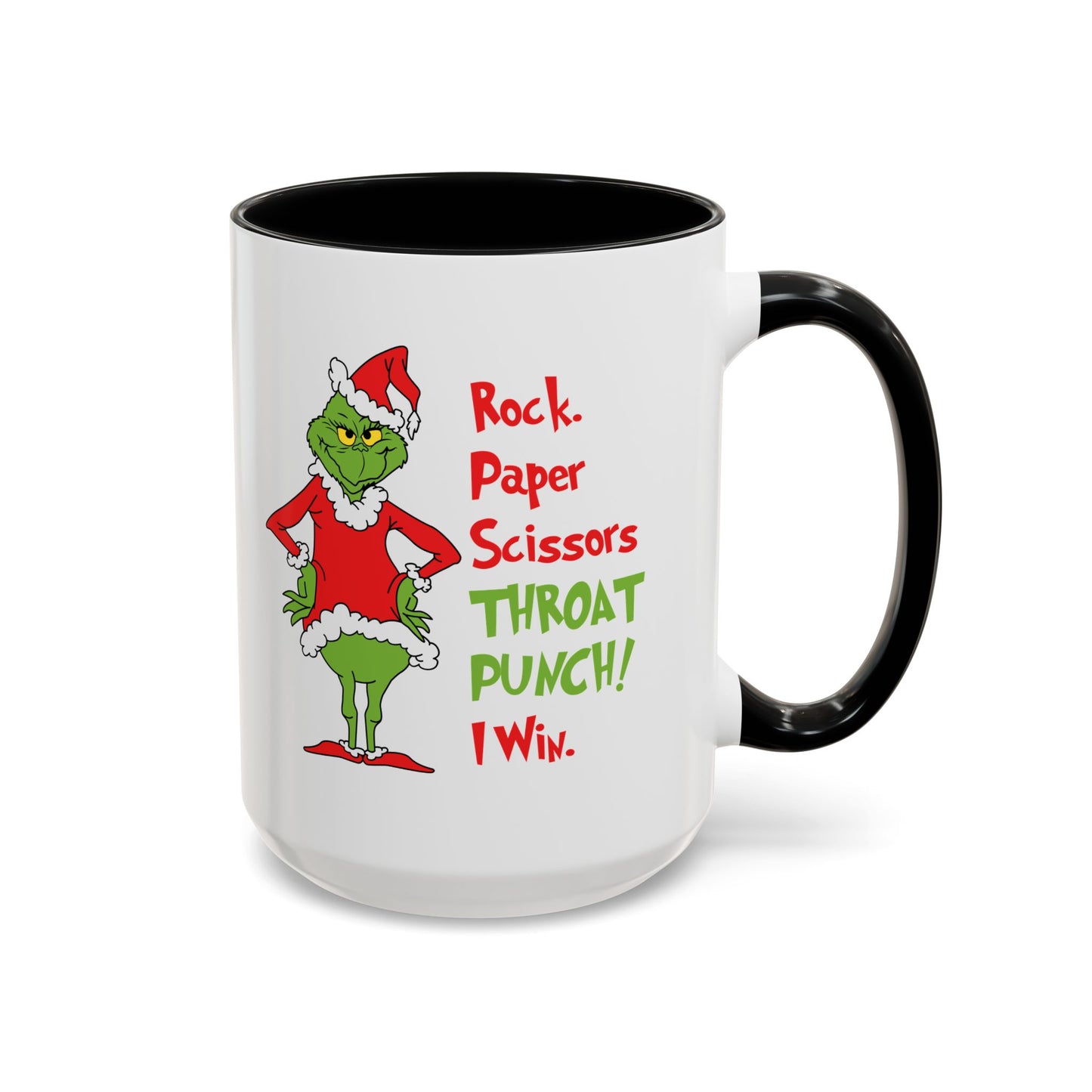 Grinch Accent Coffee Mug (11 oz) /Holiday Mug/ Holiday Coffee Mug/ Funny Holiday Mug