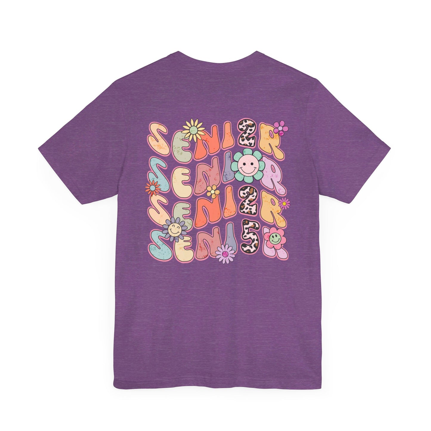 Senior 2025 Bella Canvas Unisex Garment-Dyed T-shirt/Front and back design/Senior 2025/Class of 2025/Graduation class of 2025/gift for her