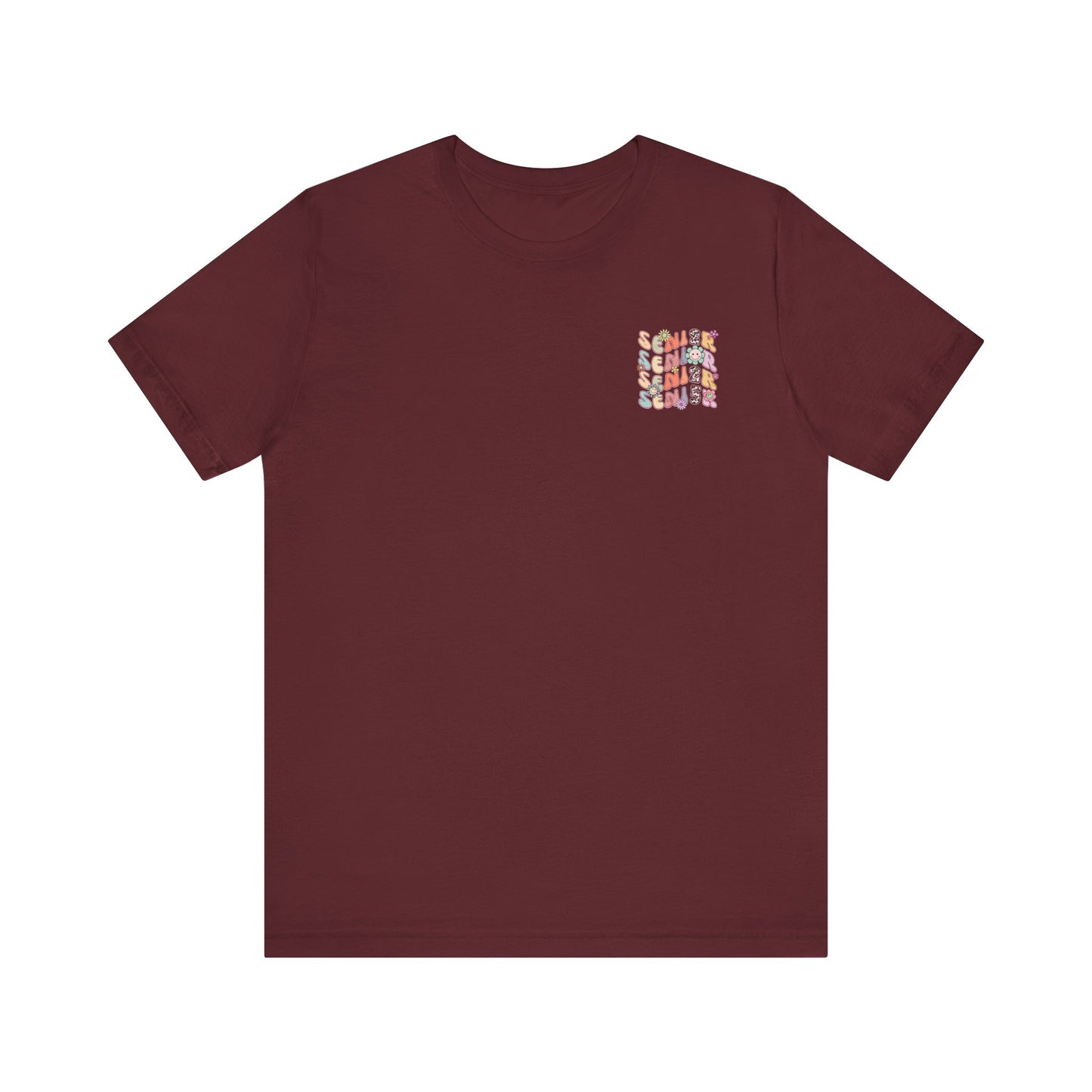 Senior 2025 Bella Canvas Unisex Garment-Dyed T-shirt/Front and back design/Senior 2025/Class of 2025/Graduation class of 2025/gift for her