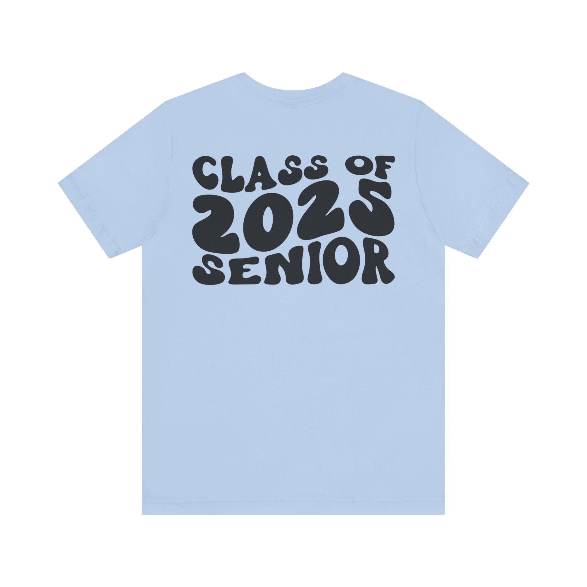 Senior 2025 Front and Back Design Short Sleeve Tee/Panthers 2025