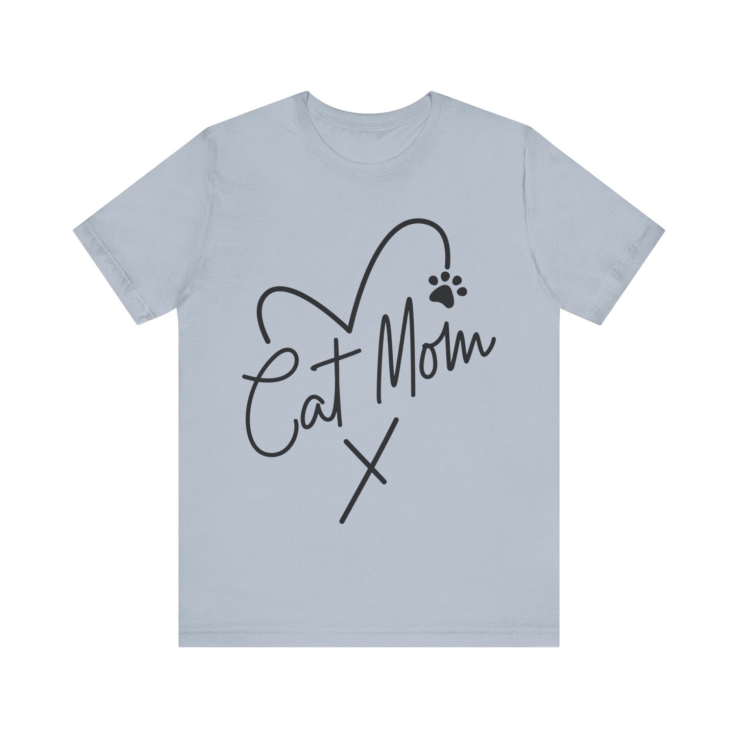 Cat Mom Short Sleeve T-Shirt