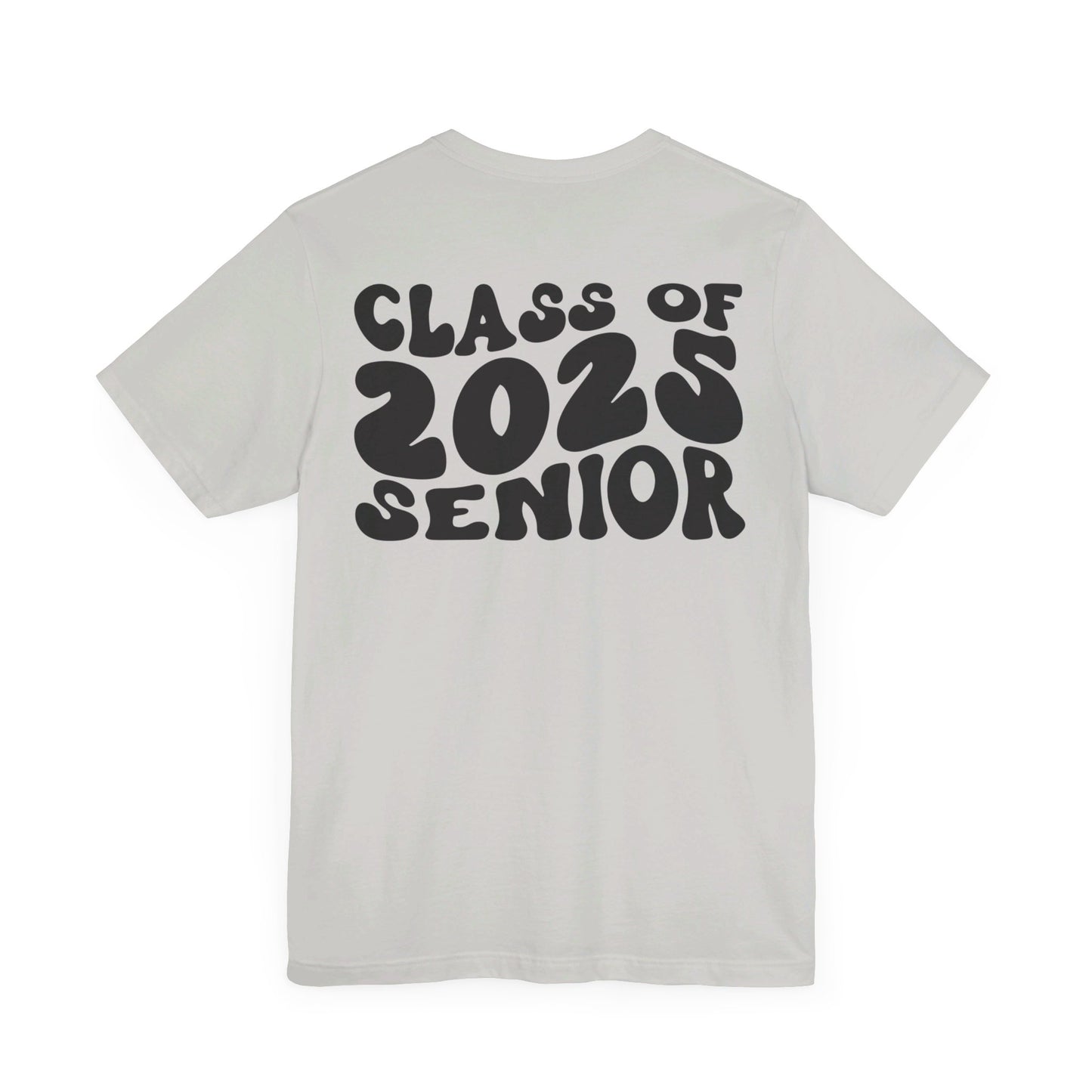 Senior 2025 Front and Back Design Short Sleeve Tee/Panthers 2025