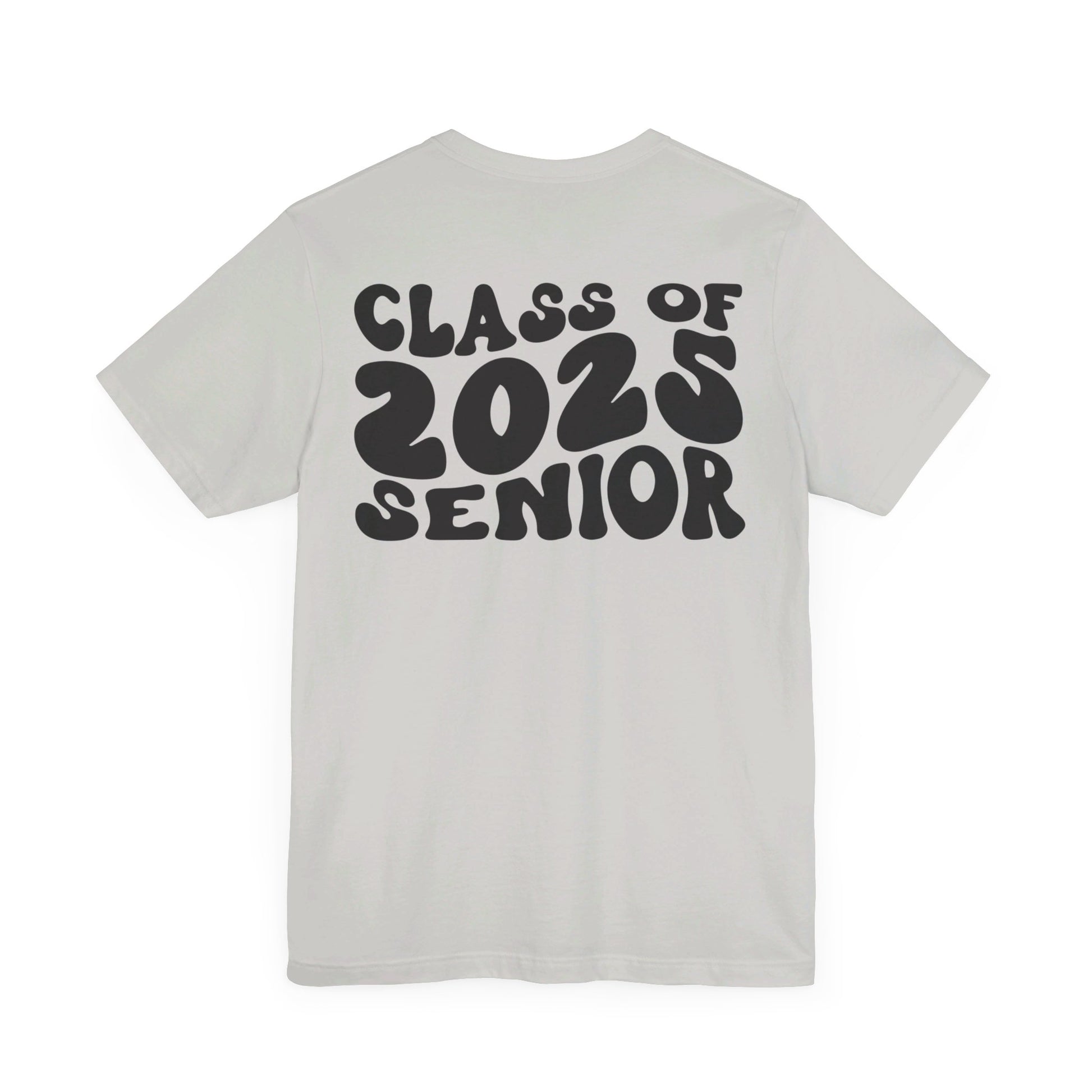 Senior 2025 Front and Back Design Short Sleeve Tee/Panthers 2025