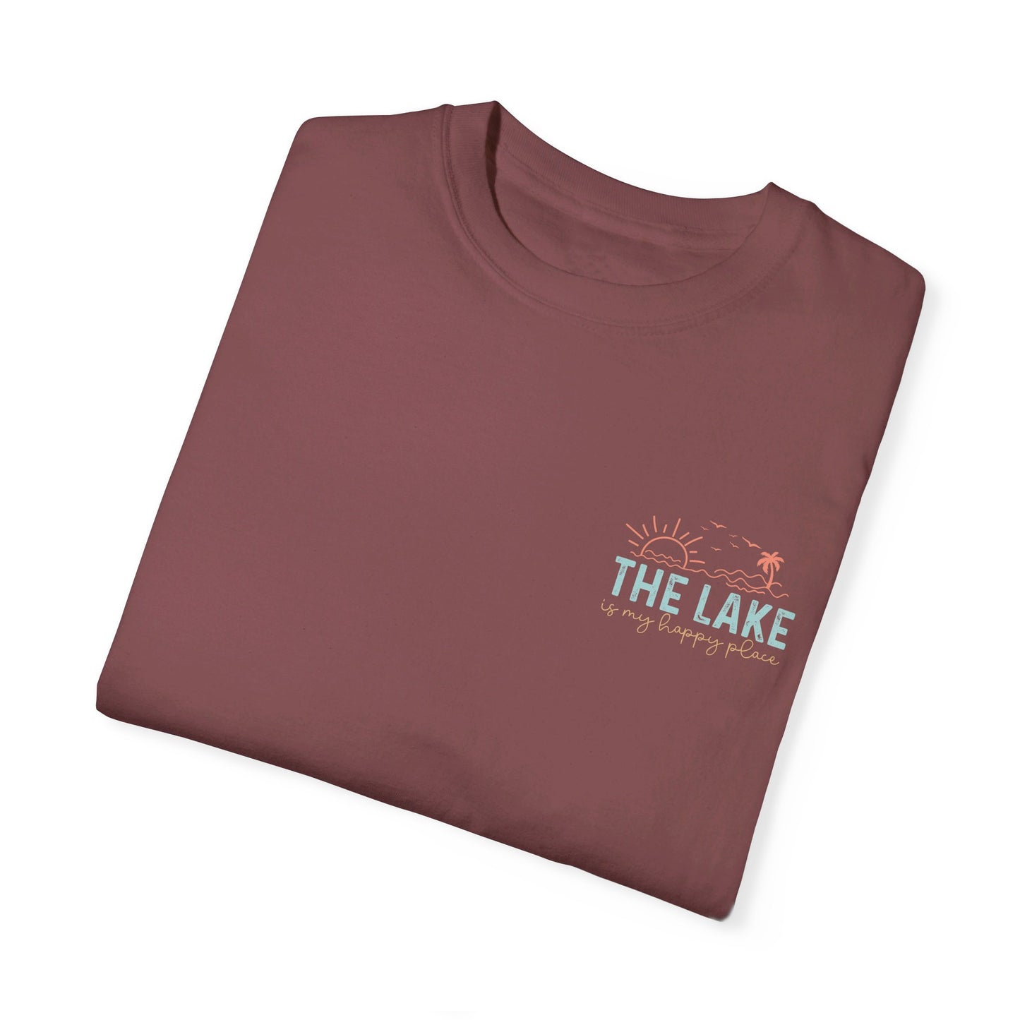 Lake Days Comfort Color T-shirt/ Front & Back Design