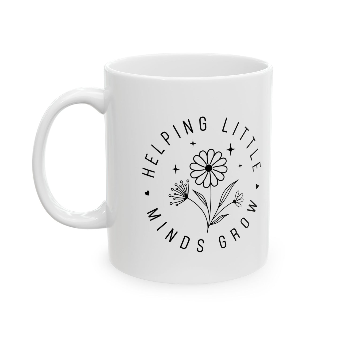 Helping Little Minds Grow Ceramic Coffee Mug, 11oz