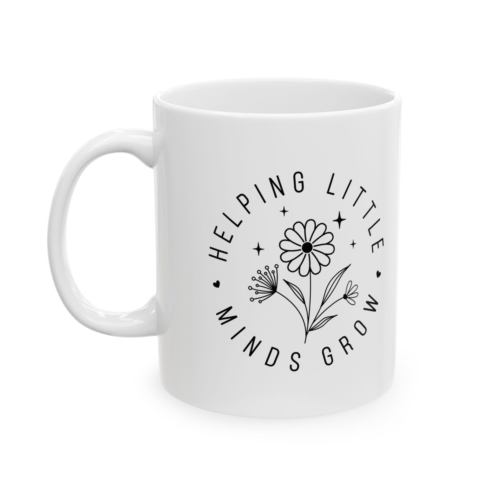 Helping Little Minds Grow Ceramic Coffee Mug, 11oz