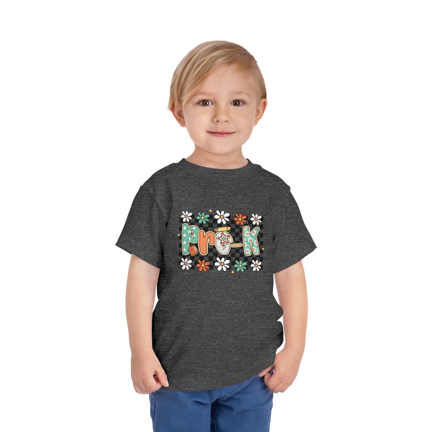 Prek Kids Tee - Toddler Short Sleeve Tee, Preschool T-Shirt, Children's Graphic Tee, Back to School Shirt, Kids Clothing