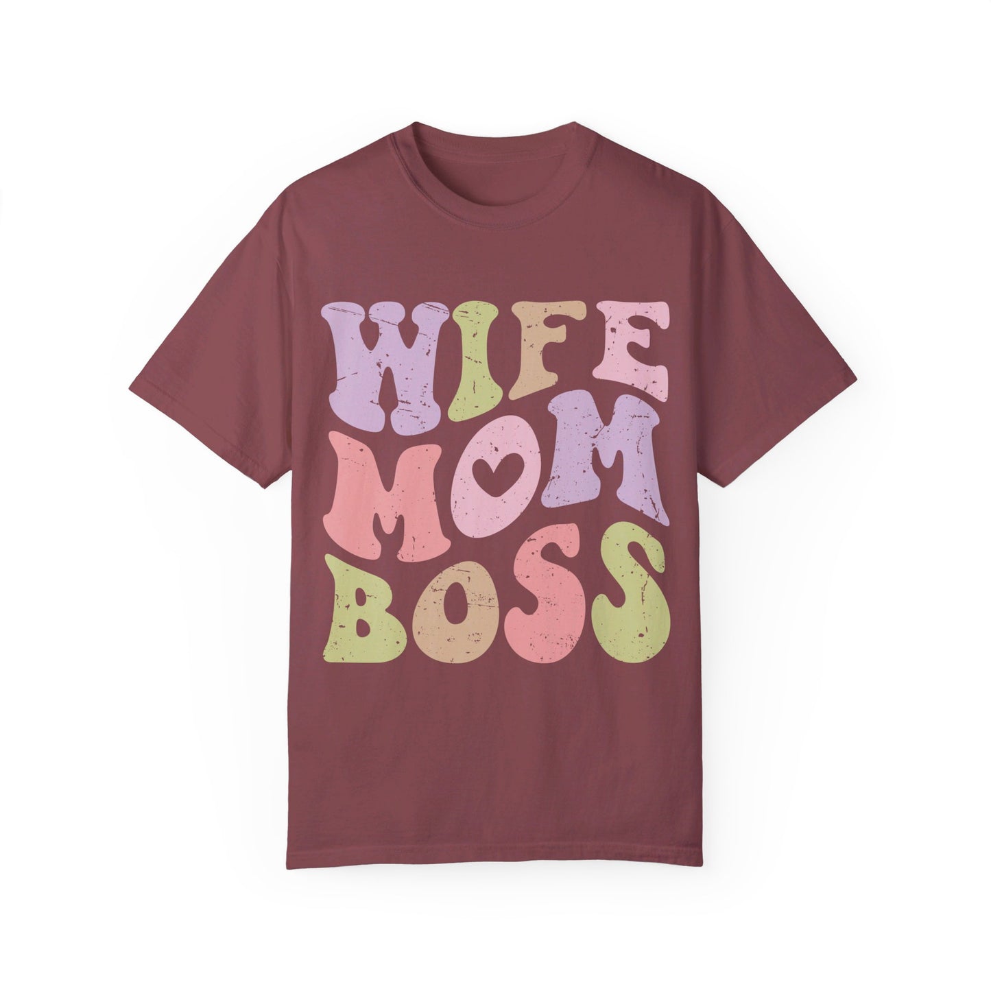 Wife Mom Boss Comfort Color T-shirt