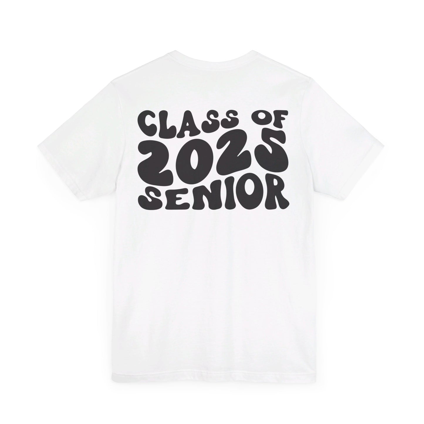 Senior 2025 Front and Back Design Short Sleeve Tee/Panthers 2025