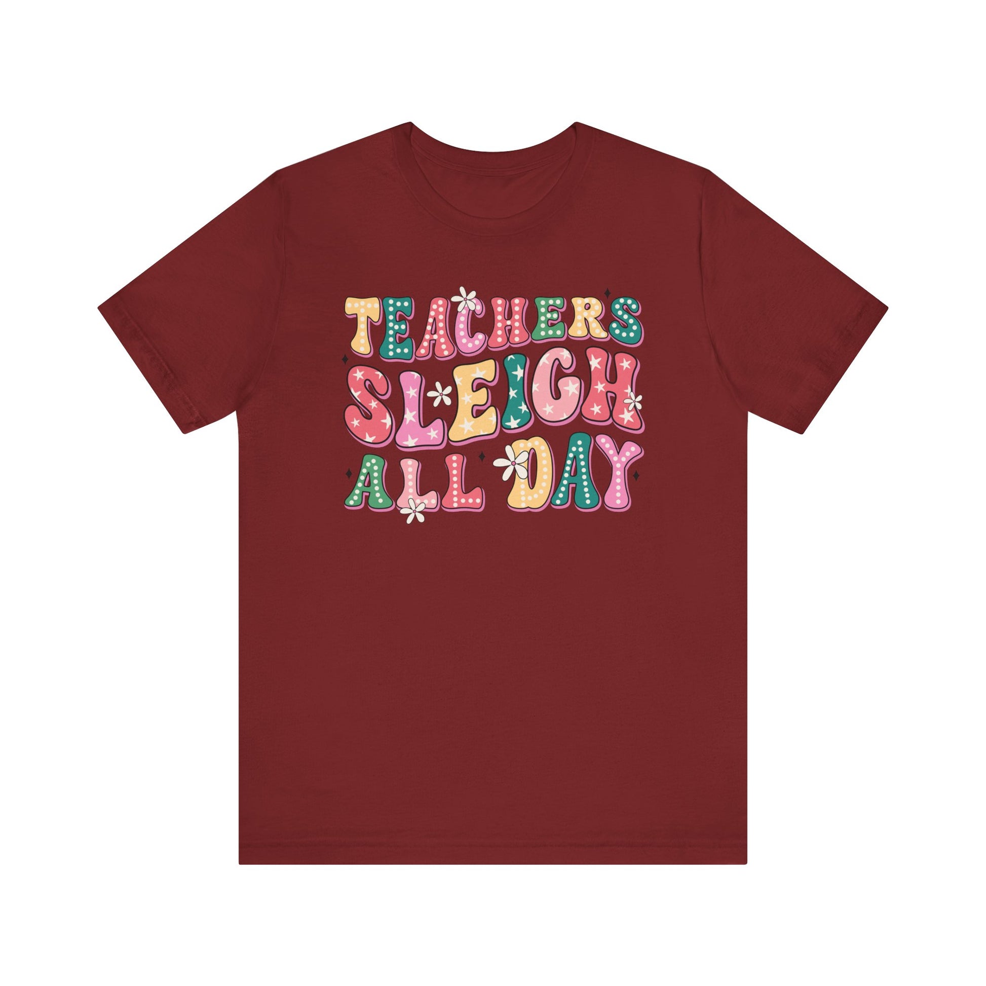 Teachers Sleigh All Day Jersey Short Sleeve Tee