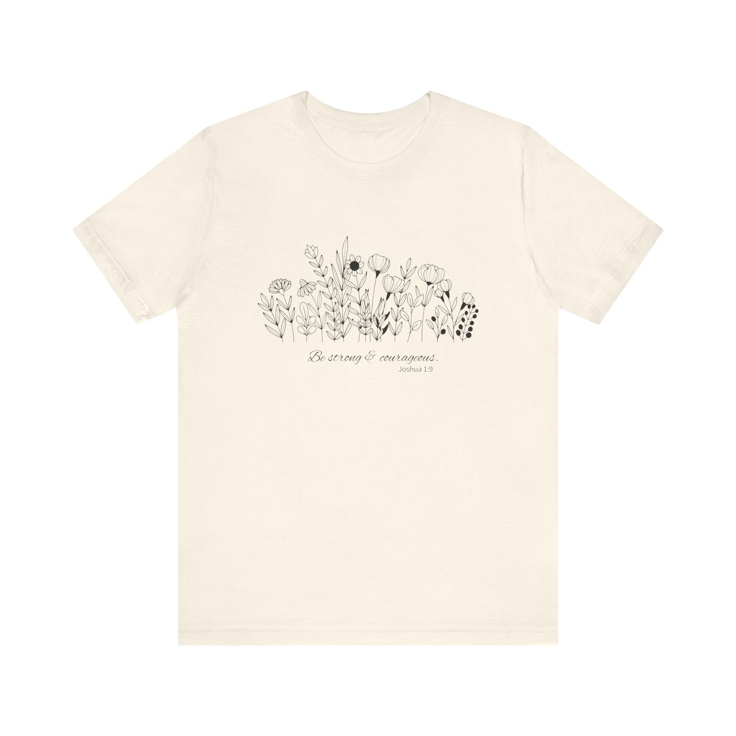 Minimalist T-Shirts, Gifts for Women, Flowers Bella Canvas, Aesthetic Tees, Floral Shirts for Women, Wild Flowers Graphic Tees Unisex