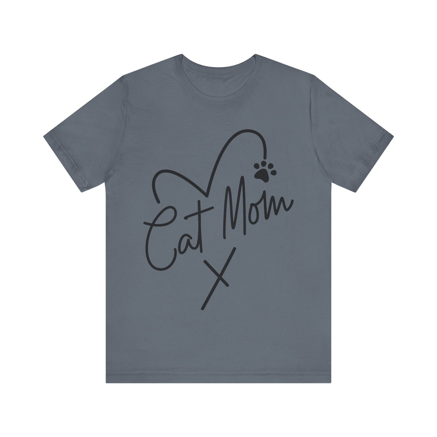 Cat Mom Short Sleeve T-Shirt