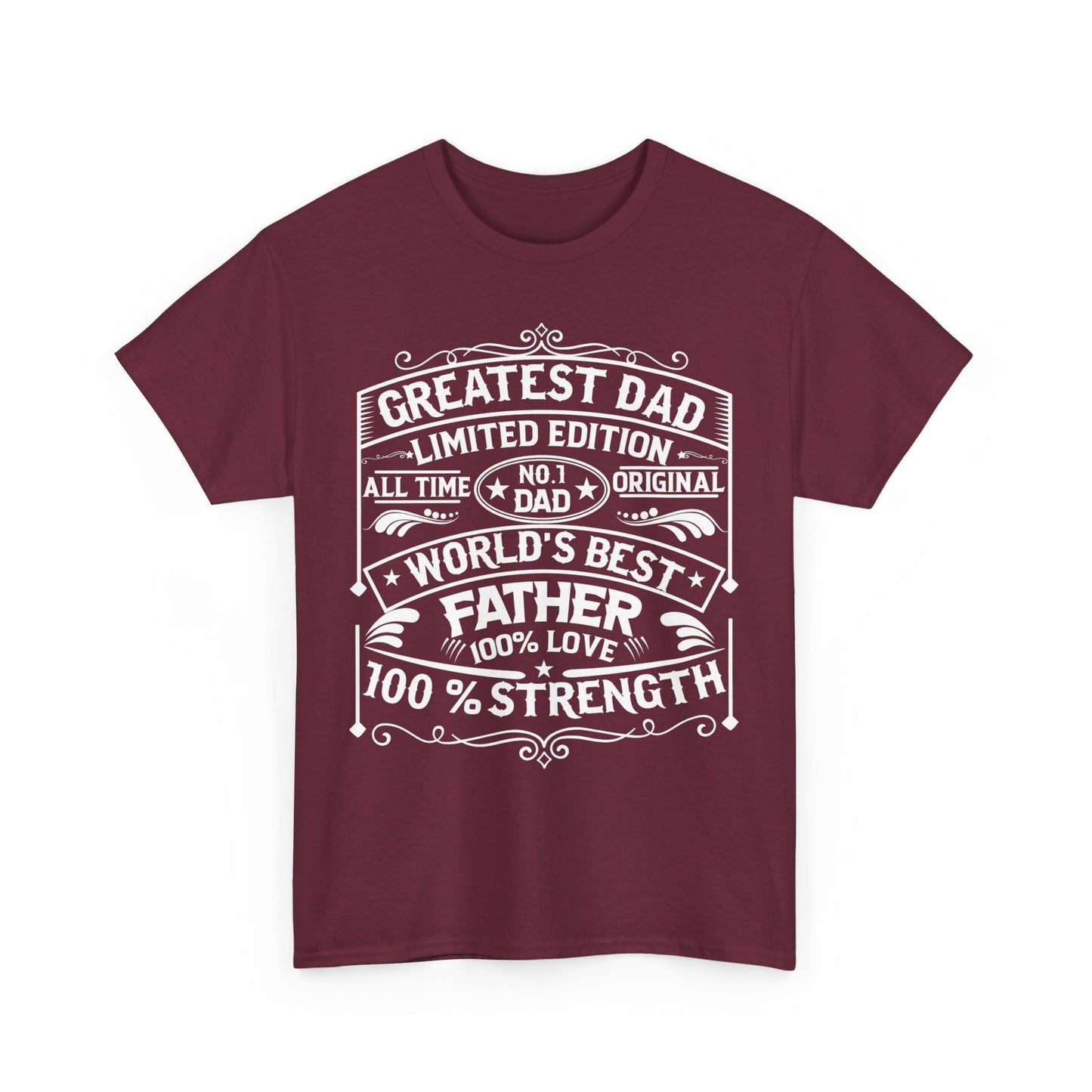 Greatest Dad Unisex Heavy Cotton Tee