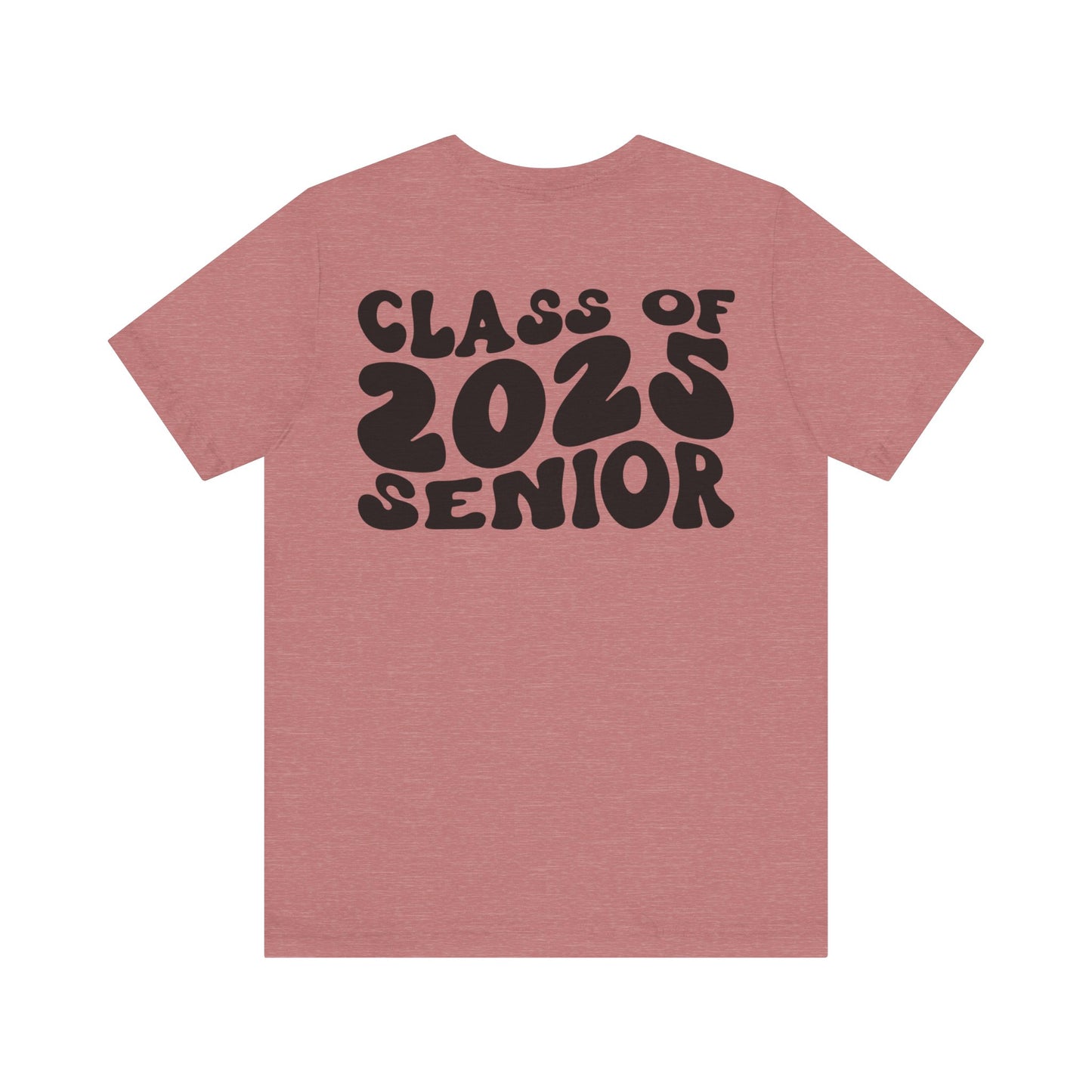 Senior 2025 Front and Back Design Short Sleeve Tee/Panthers 2025