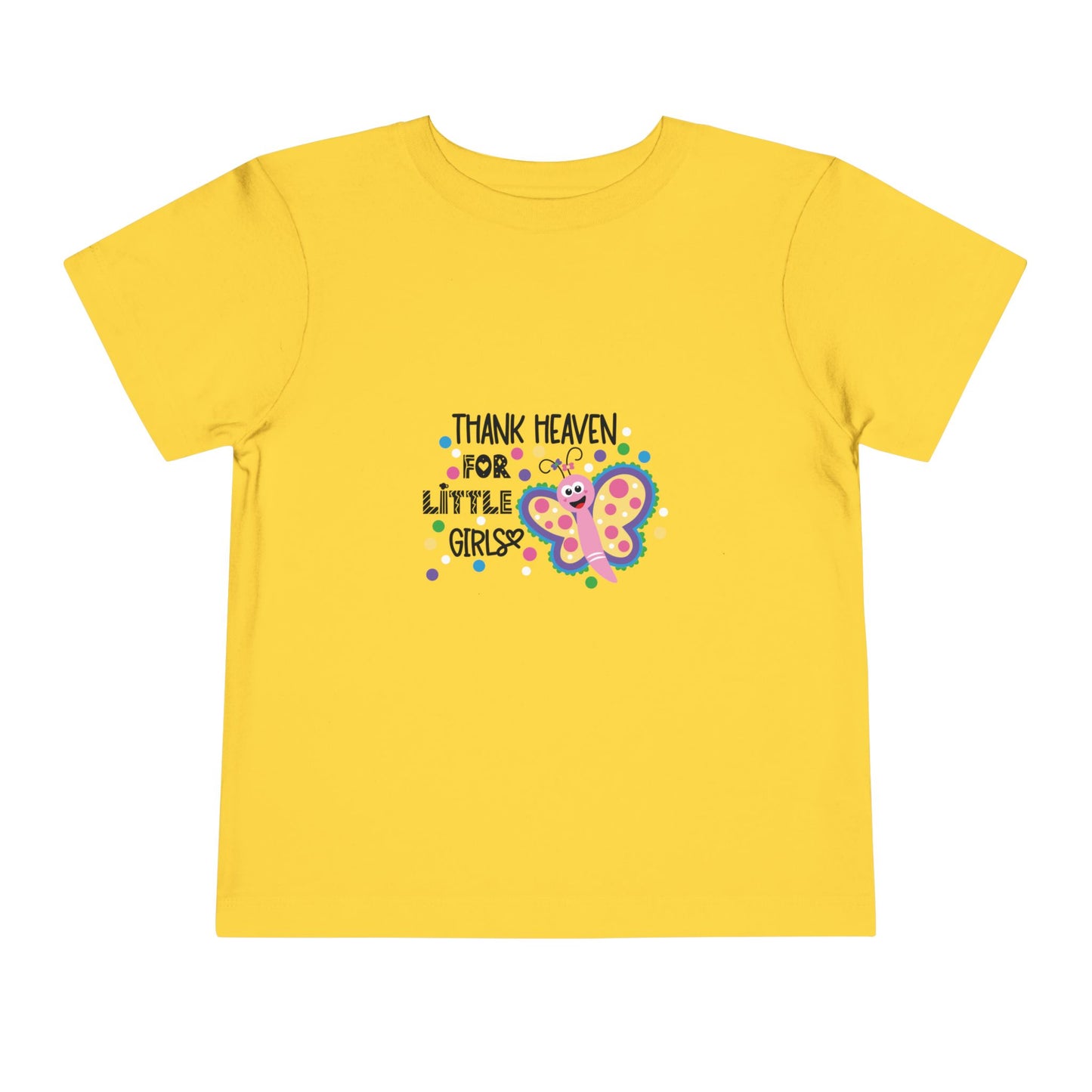 Thank heaven for little girls Toddler Short Sleeve Tee