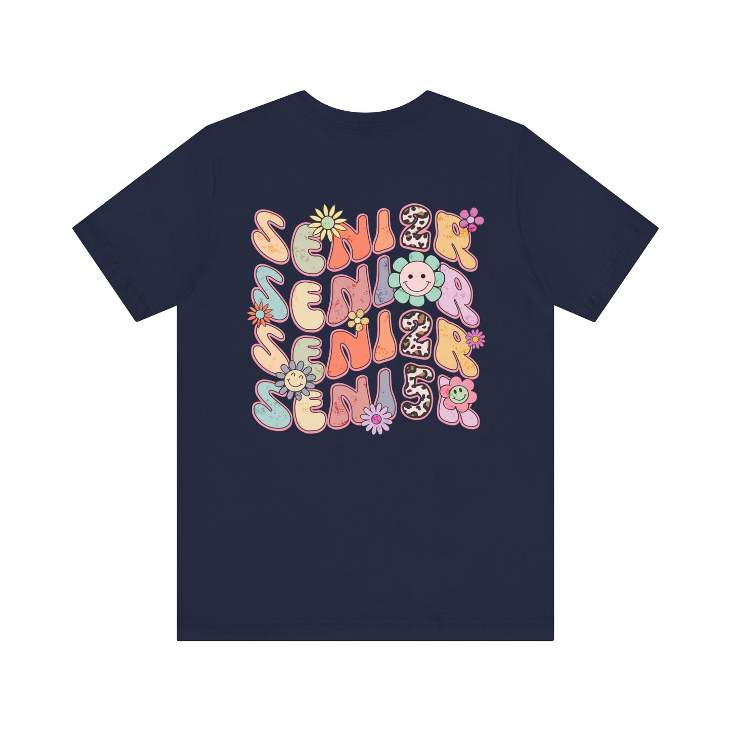 Senior 2025 Bella Canvas Unisex Garment-Dyed T-shirt/Front and back design/Senior 2025/Class of 2025/Graduation class of 2025/gift for her