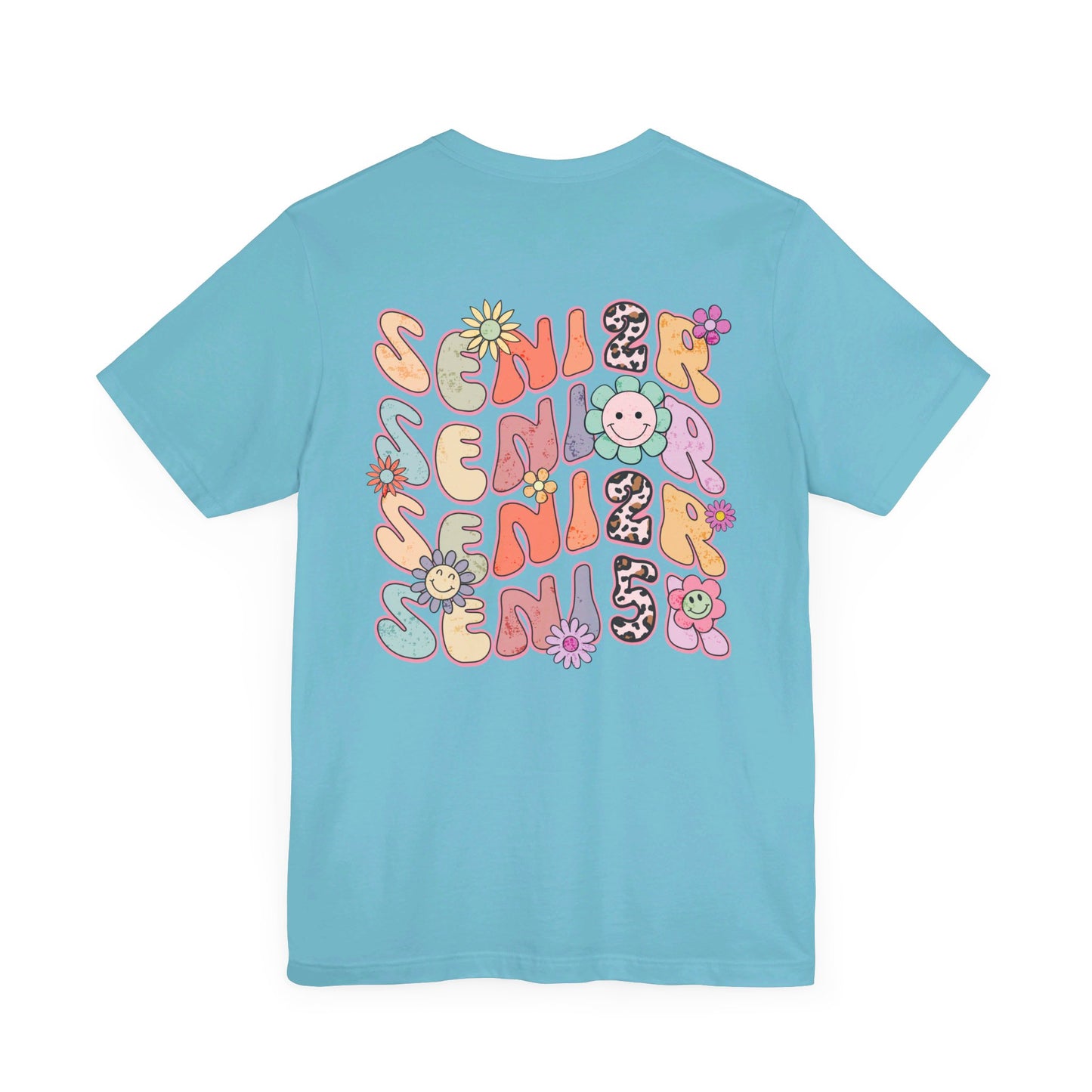Senior 2025 Bella Canvas Unisex Garment-Dyed T-shirt/Front and back design/Senior 2025/Class of 2025/Graduation class of 2025/gift for her