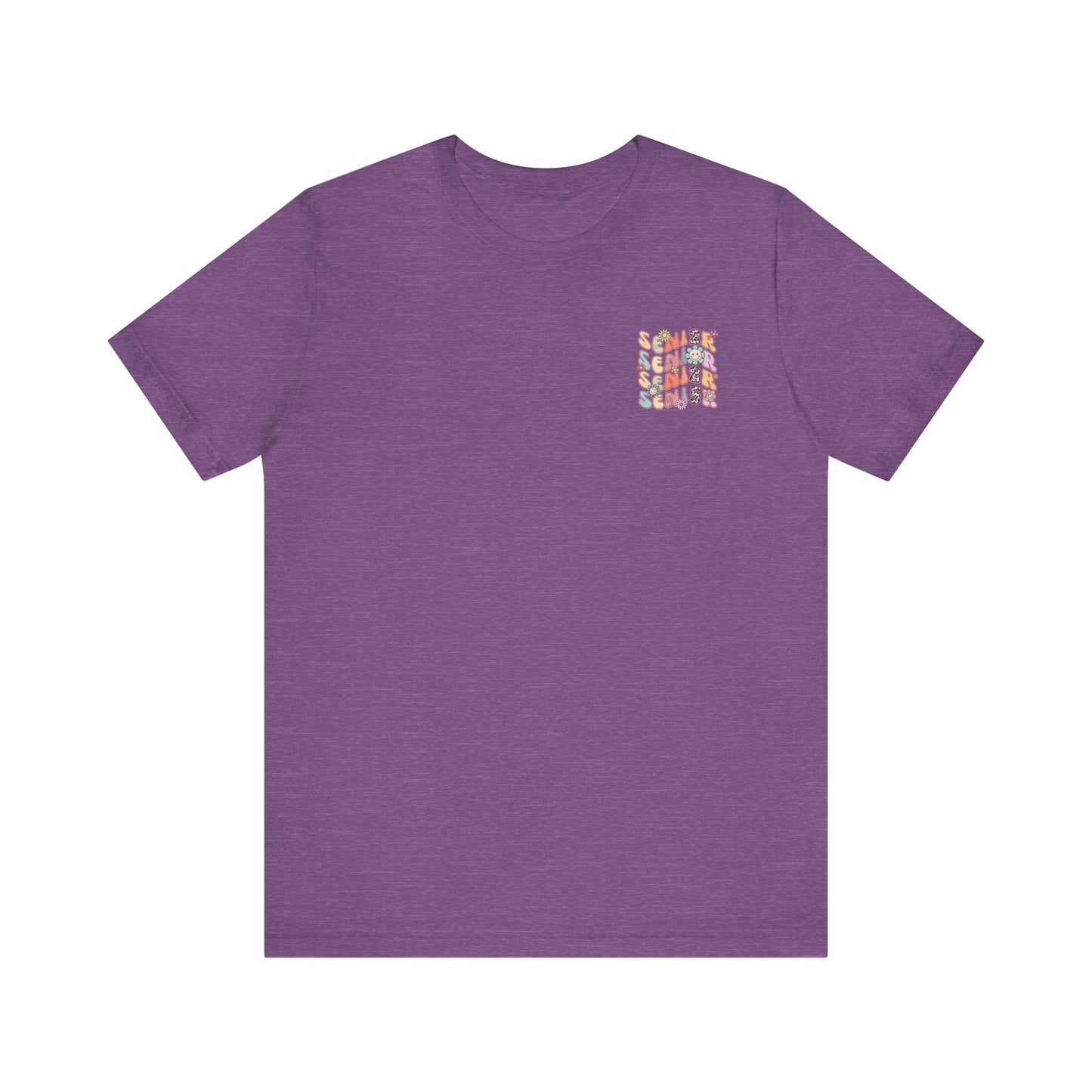 Senior 2025 Bella Canvas Unisex Garment-Dyed T-shirt/Front and back design/Senior 2025/Class of 2025/Graduation class of 2025/gift for her