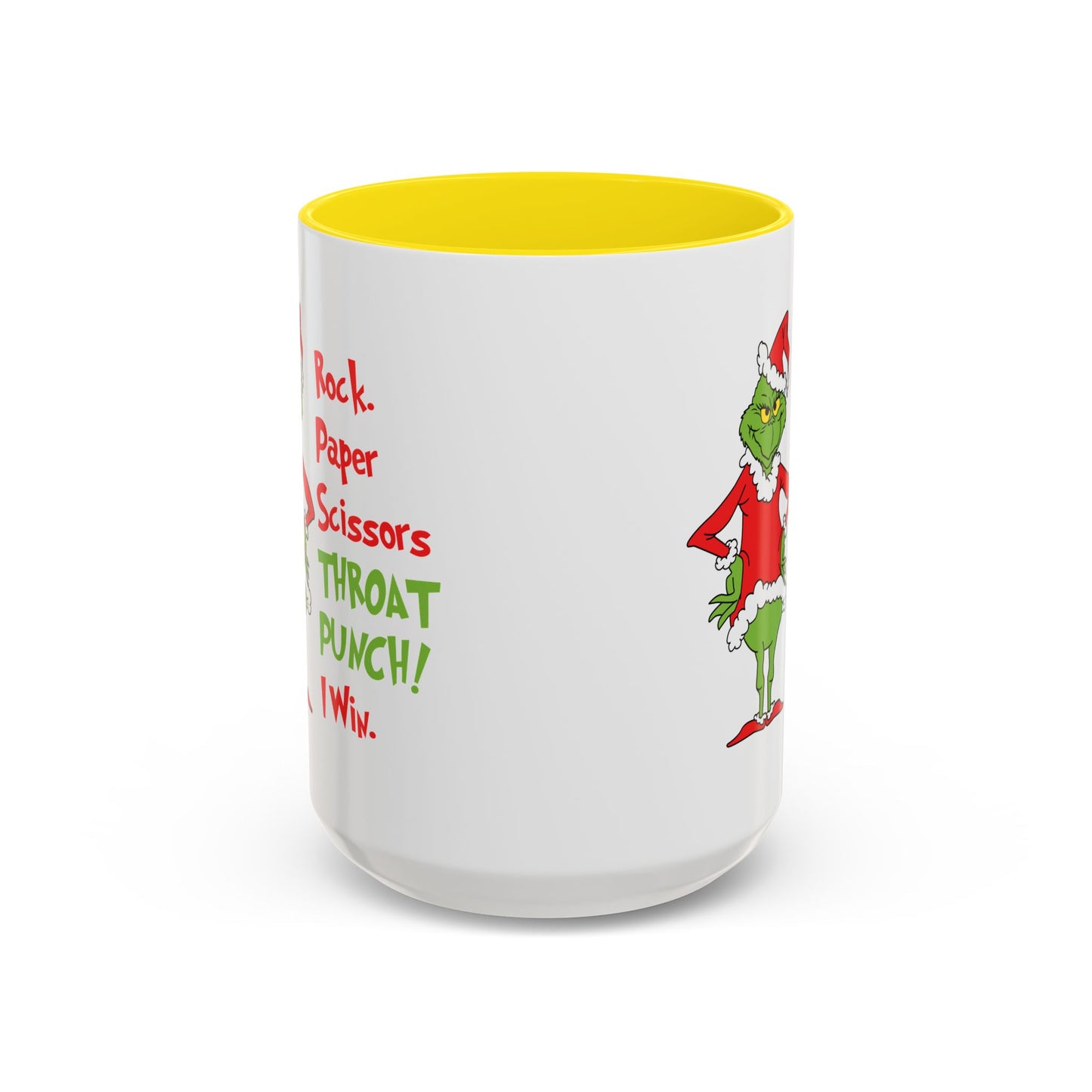 Grinch Accent Coffee Mug (11 oz) /Holiday Mug/ Holiday Coffee Mug/ Funny Holiday Mug