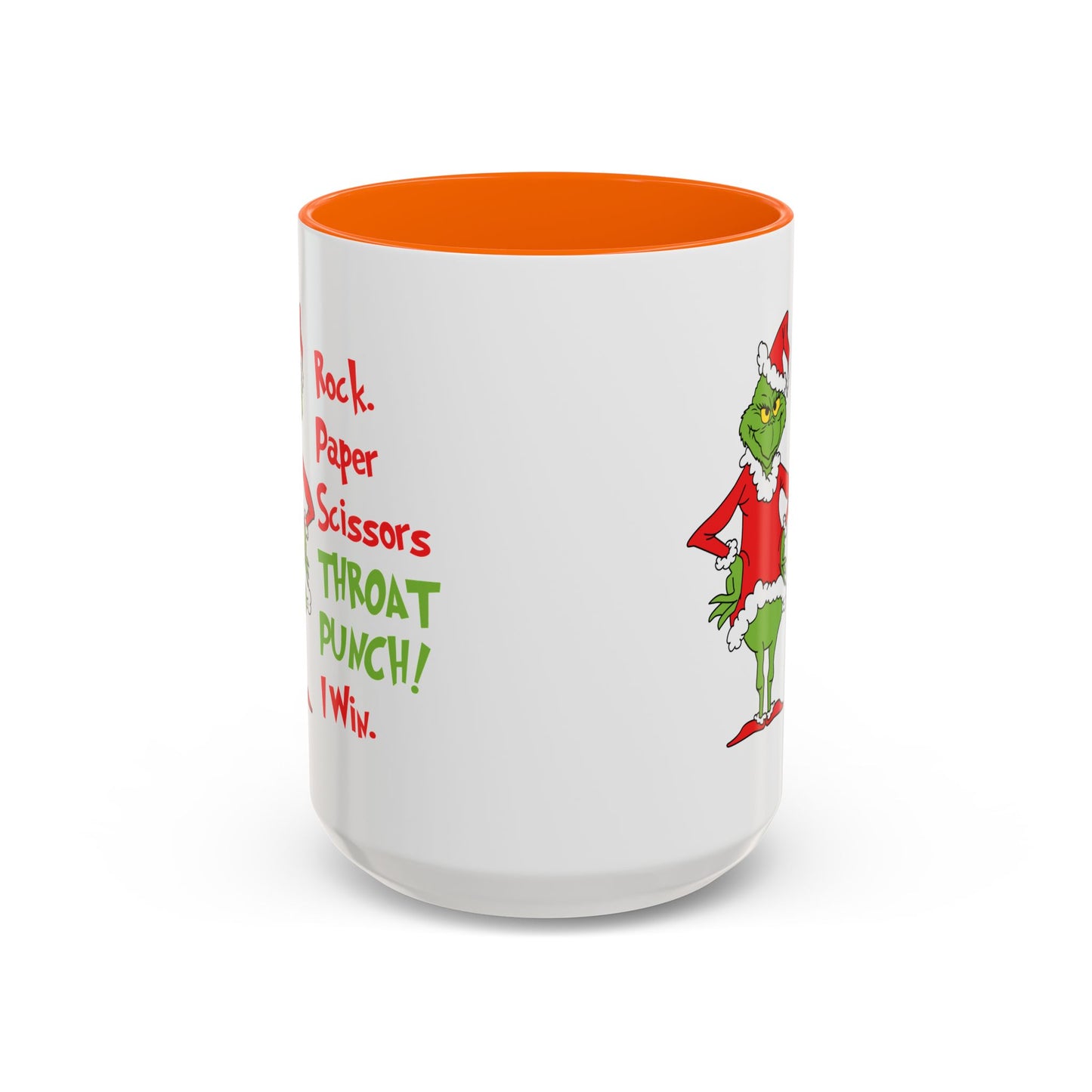 Grinch Accent Coffee Mug (11 oz) /Holiday Mug/ Holiday Coffee Mug/ Funny Holiday Mug