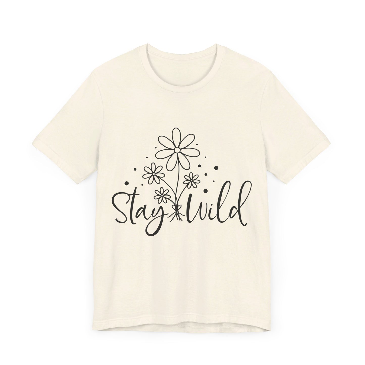 Stay Wild Jersey Short Sleeve Tee